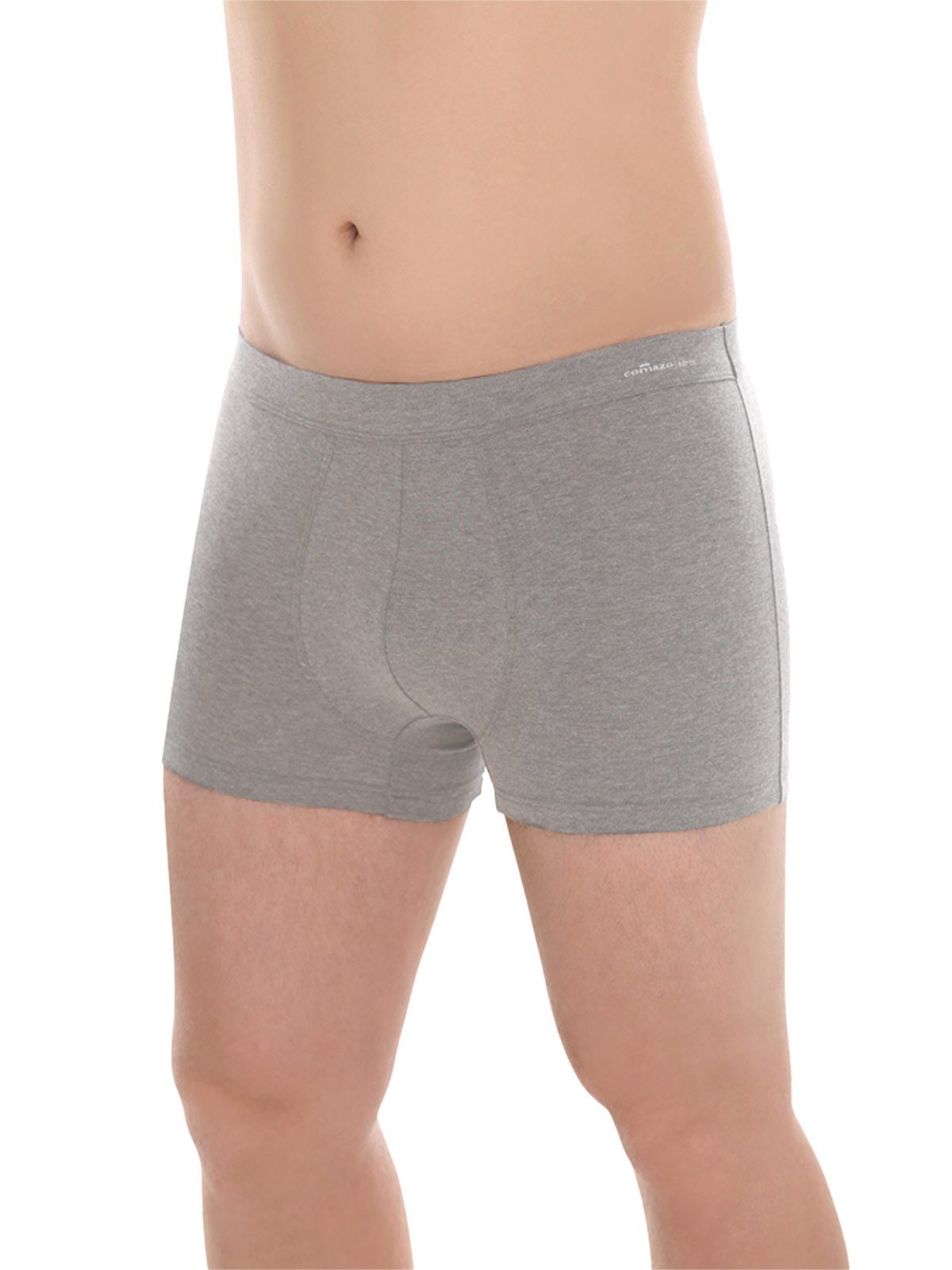 COMAZO Retro Pants Herren Pants ohne Eingriff (Stück, 1-St) Vegan grau-melange