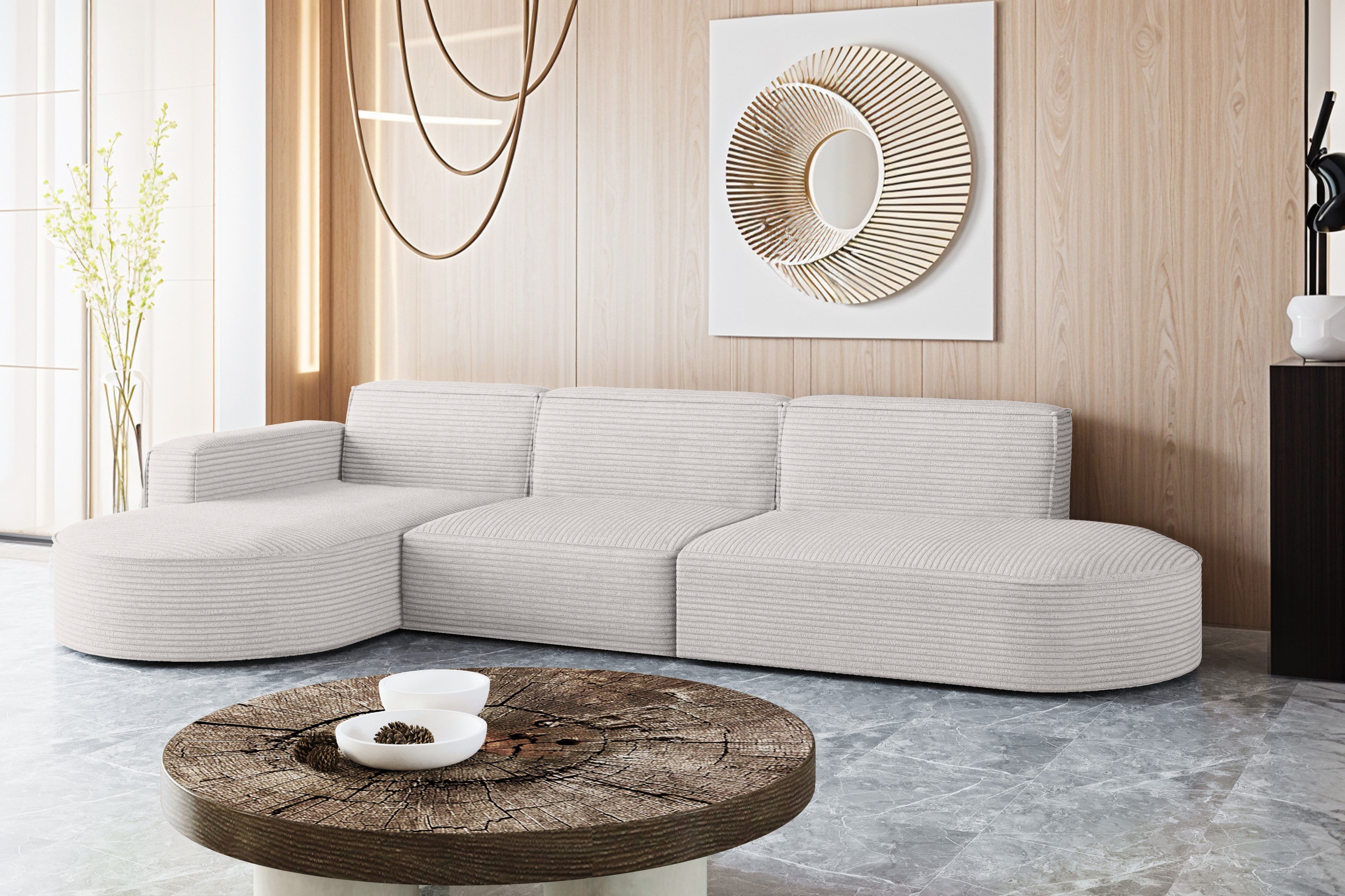 Kaiser Möbel Ecksofa Designer, Sofa L günstig online kaufen