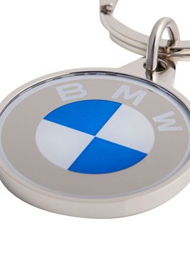 BMW Schlüsselanhänger mit Gravur, mit drei zusätzlichen Schlüsselringen