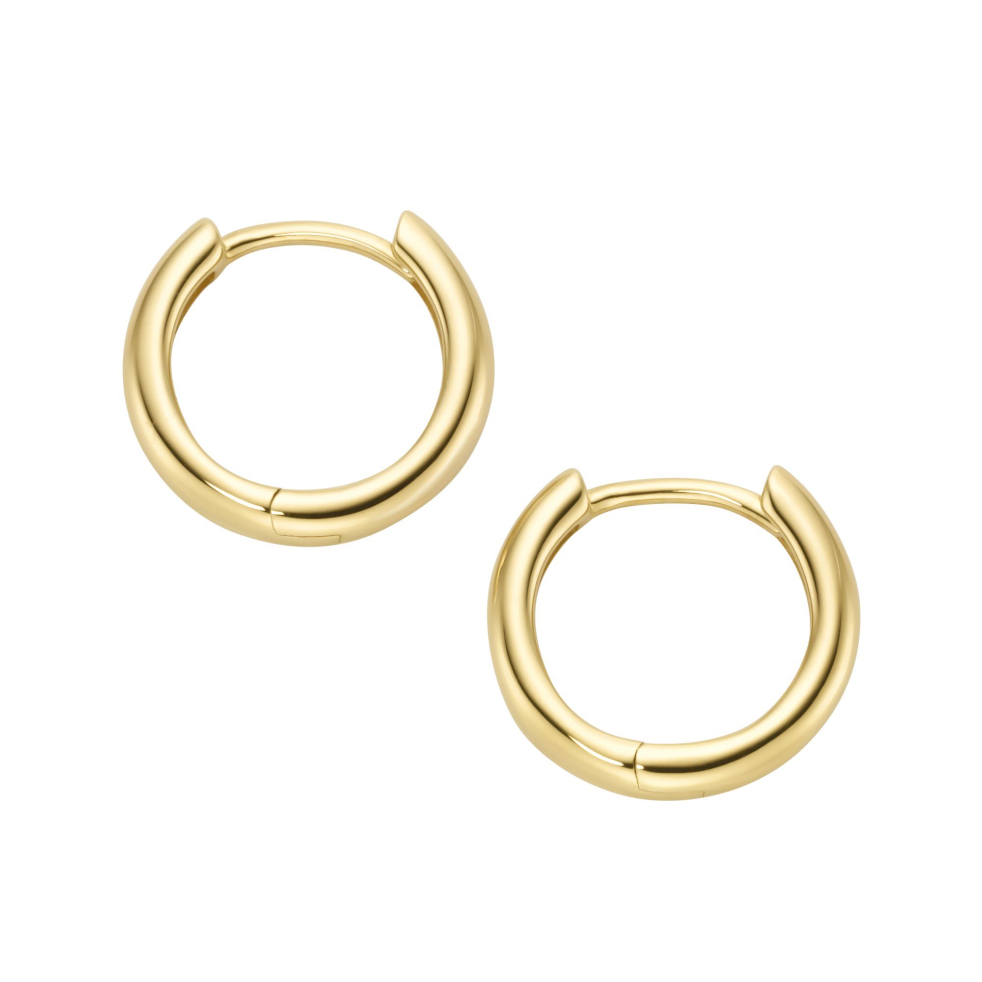 Luigi Merano Paar Creolen rund, Durchmesser ca. 13,1 mm, Gold 585 günstig online kaufen