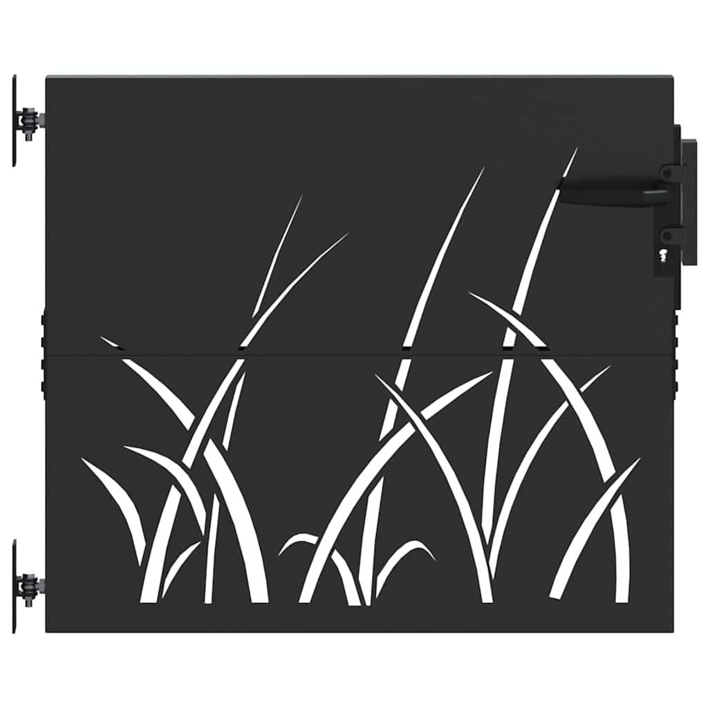 vidaXL Gartentor Gartentor Schwarz 85 x günstig online kaufen