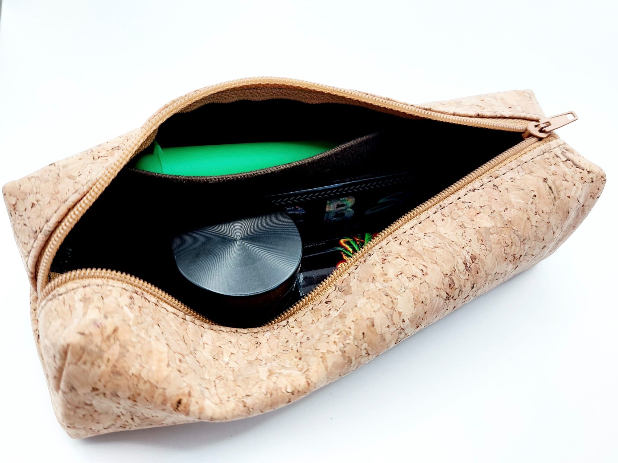 meytrade Gewürzmühle Grinder Set Kräutermühle Tasche & OCB Blättchen Joint Hülle