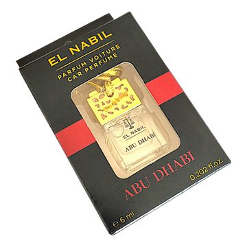 El Nabil Raumduft El Nabil Autoduft Edel Lufterfrischer Auto Parfum mit Holz 6 ml