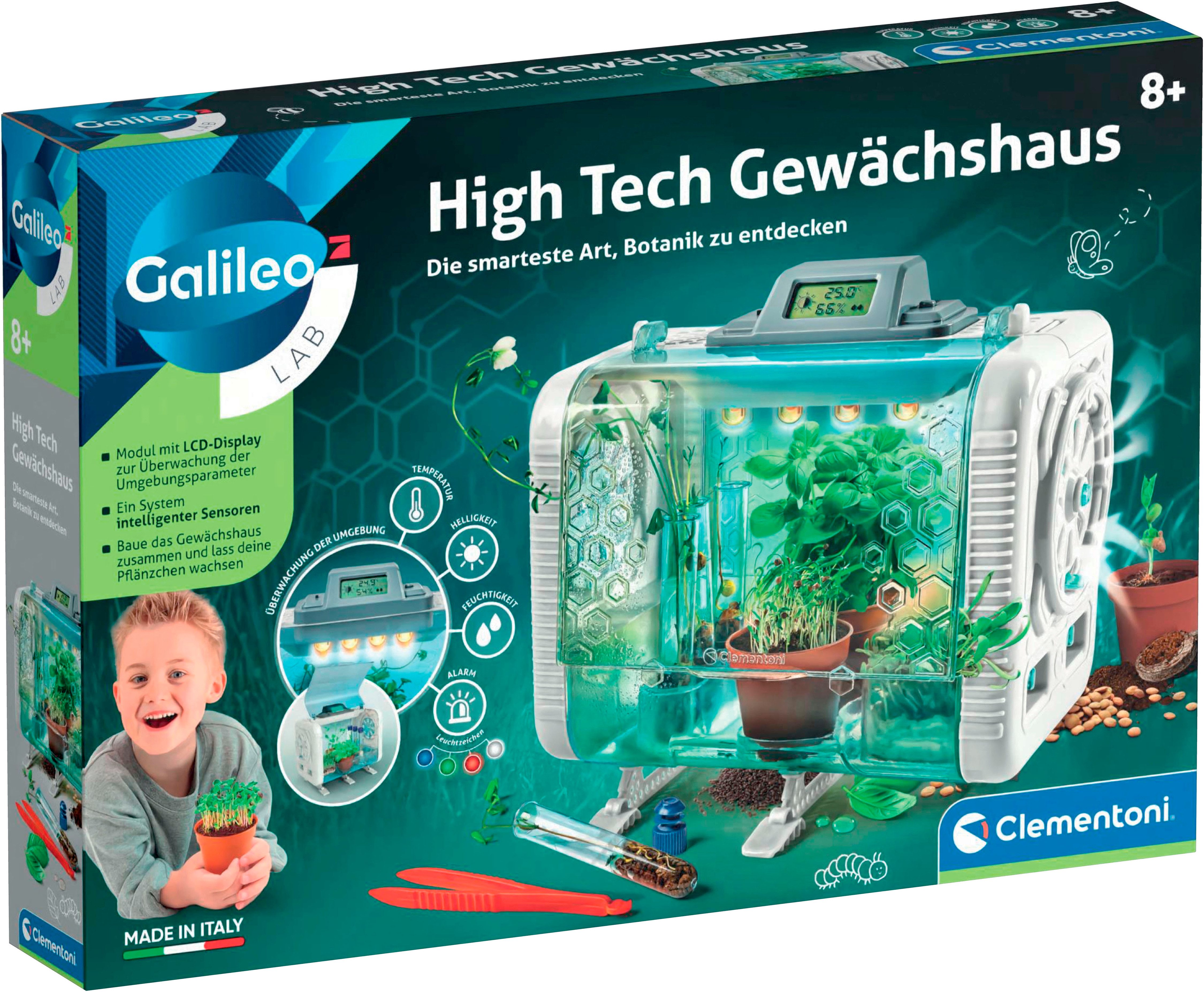 Clementoni® Experimentierkasten Galileo Lab, High Tech Gewächshaus