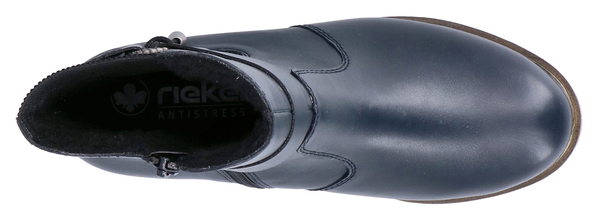 Rieker Winterstiefelette Chelseaboots, Winterboots, Blockabsatz, mit Innenreißverschluss