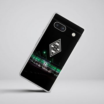 DeinDesign Handyhülle Borussia Mönchengladbach Offizielles Lizenzprodukt Stadion, Google Pixel 7a Silikon Hülle Bumper Case Handy Schutzhülle