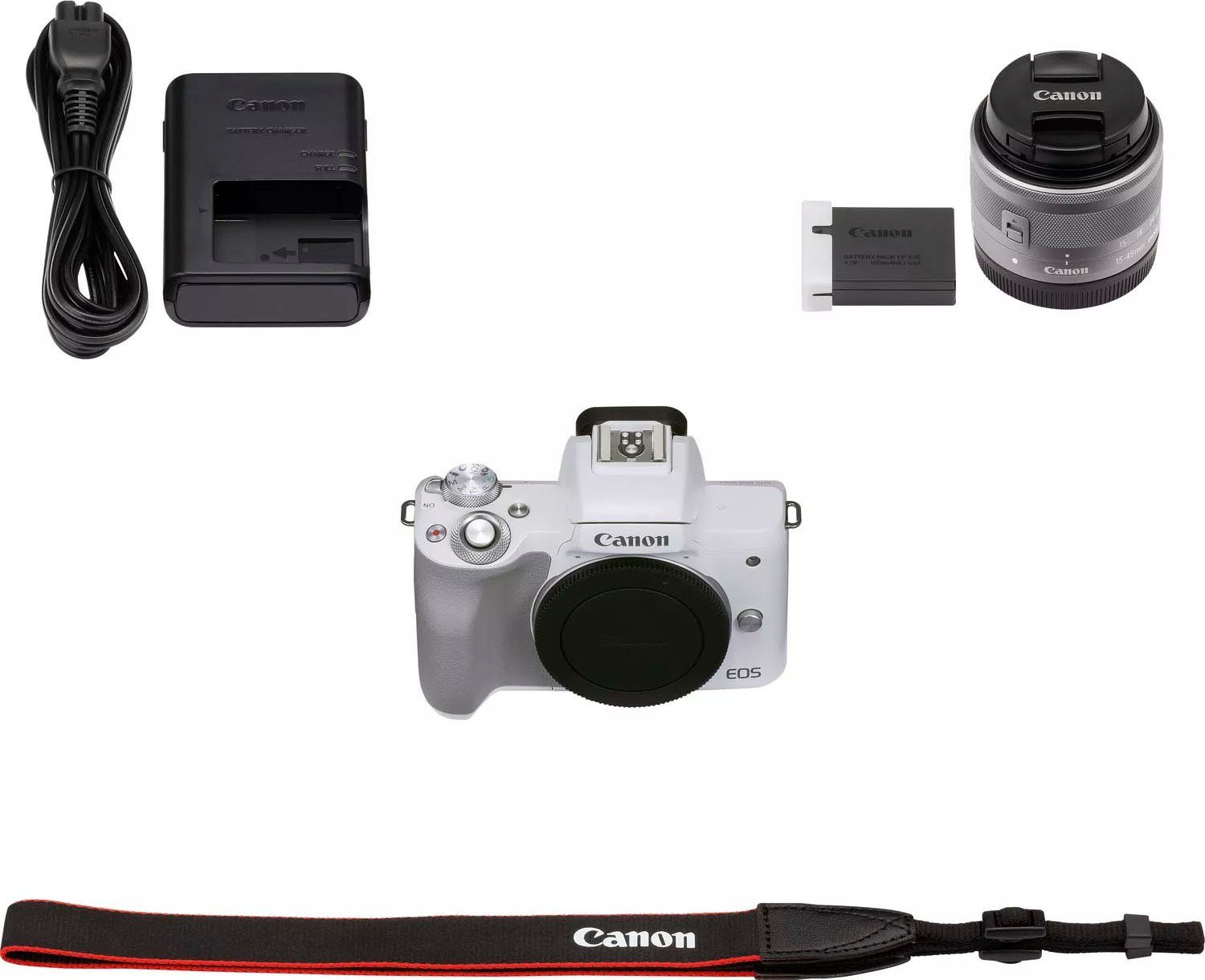 Canon EOS M50 Mark II f/3,5-6,3 Systemkamera 15-45mm IS (EF-M