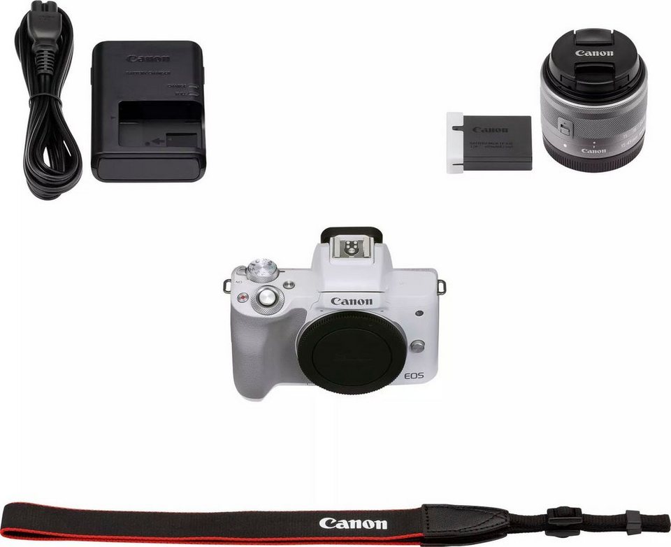 Canon EOS M50 Mark II Systemkamera (EF-M 15-45mm f/3,5-6,3 IS