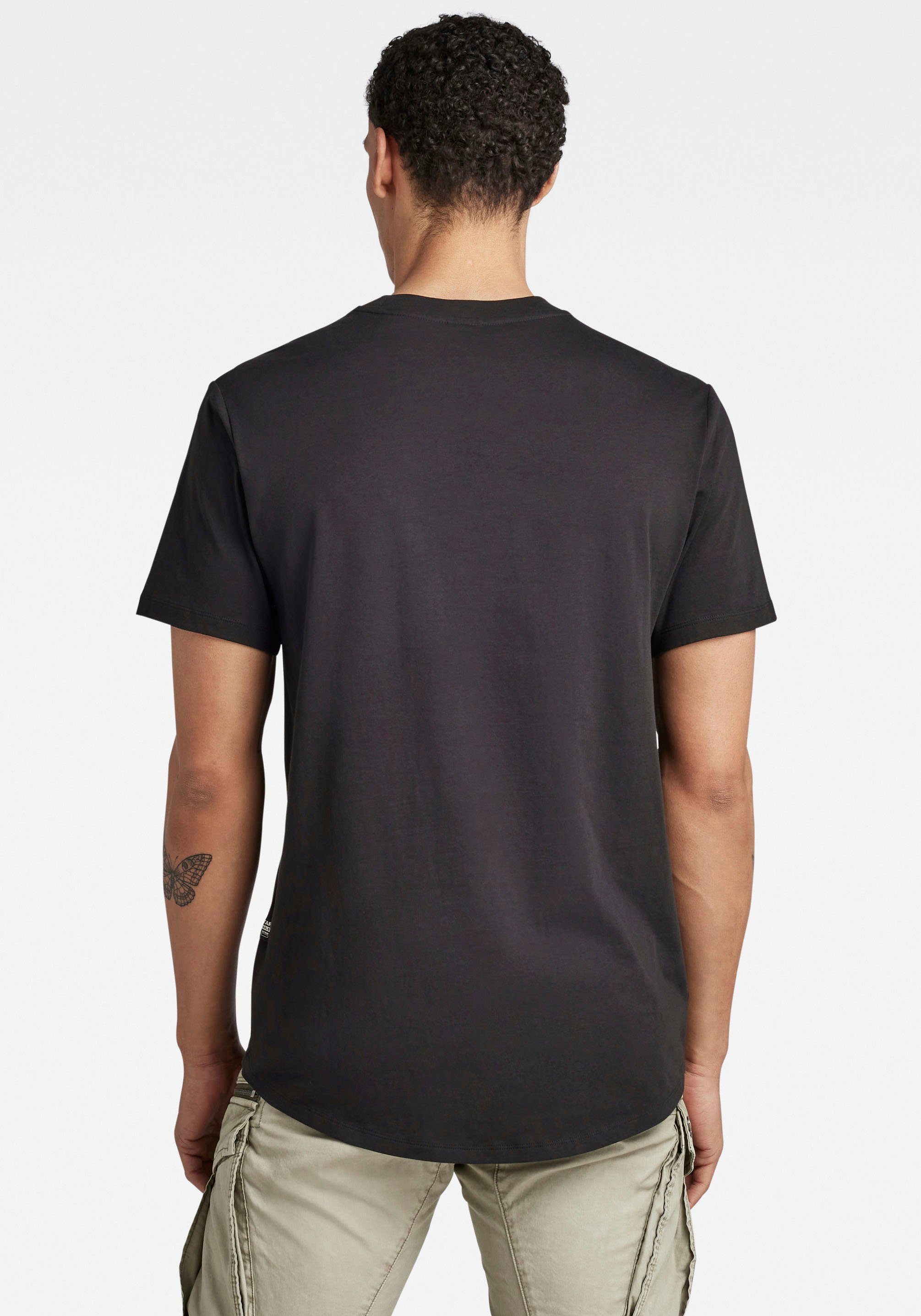 Lash Dark G-Star RAW Kurzarmshirt T-Shirt RAW black