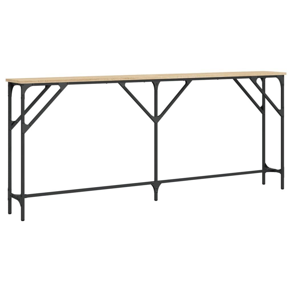 vidaXL Konsolentisch 180 x 23 x 75 cm Konsolentisch Sonoma Eiche 180x23x75 cm Spanplatte
