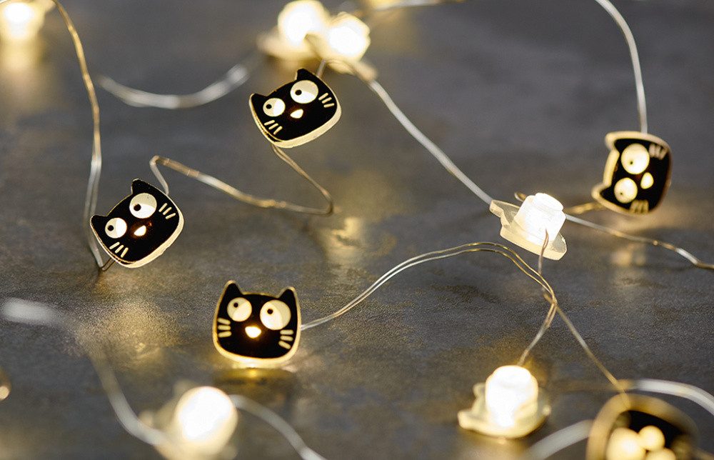 Moses. Verlag Lichterkette Ed, the Cat Mini-Lichterkette, 20 LEDs, 2,20 m Kette im Katzen-Design