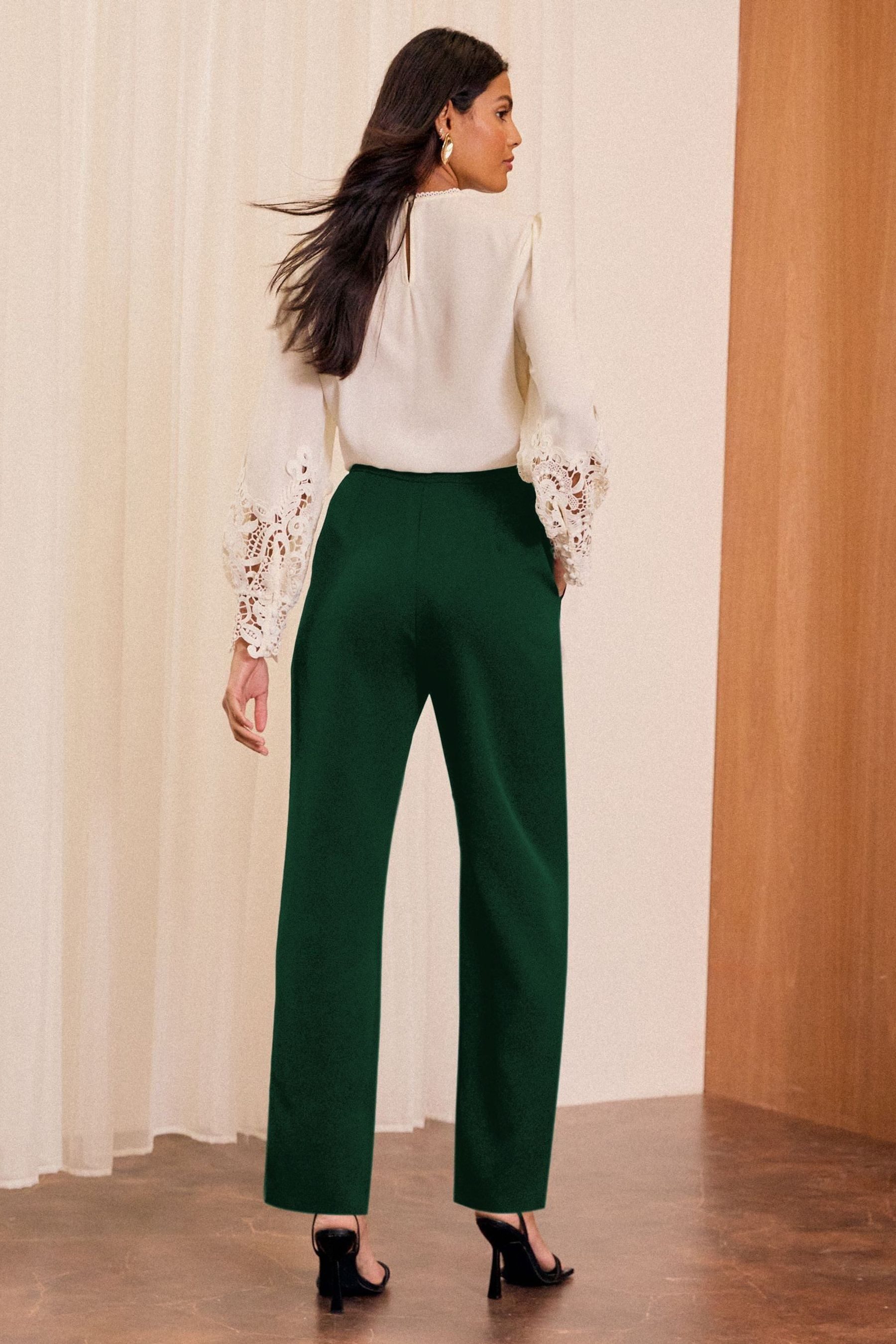 Love & Roses Stoffhose Love & Roses Hose mit geradem Bein, Regular Fit (1-t günstig online kaufen