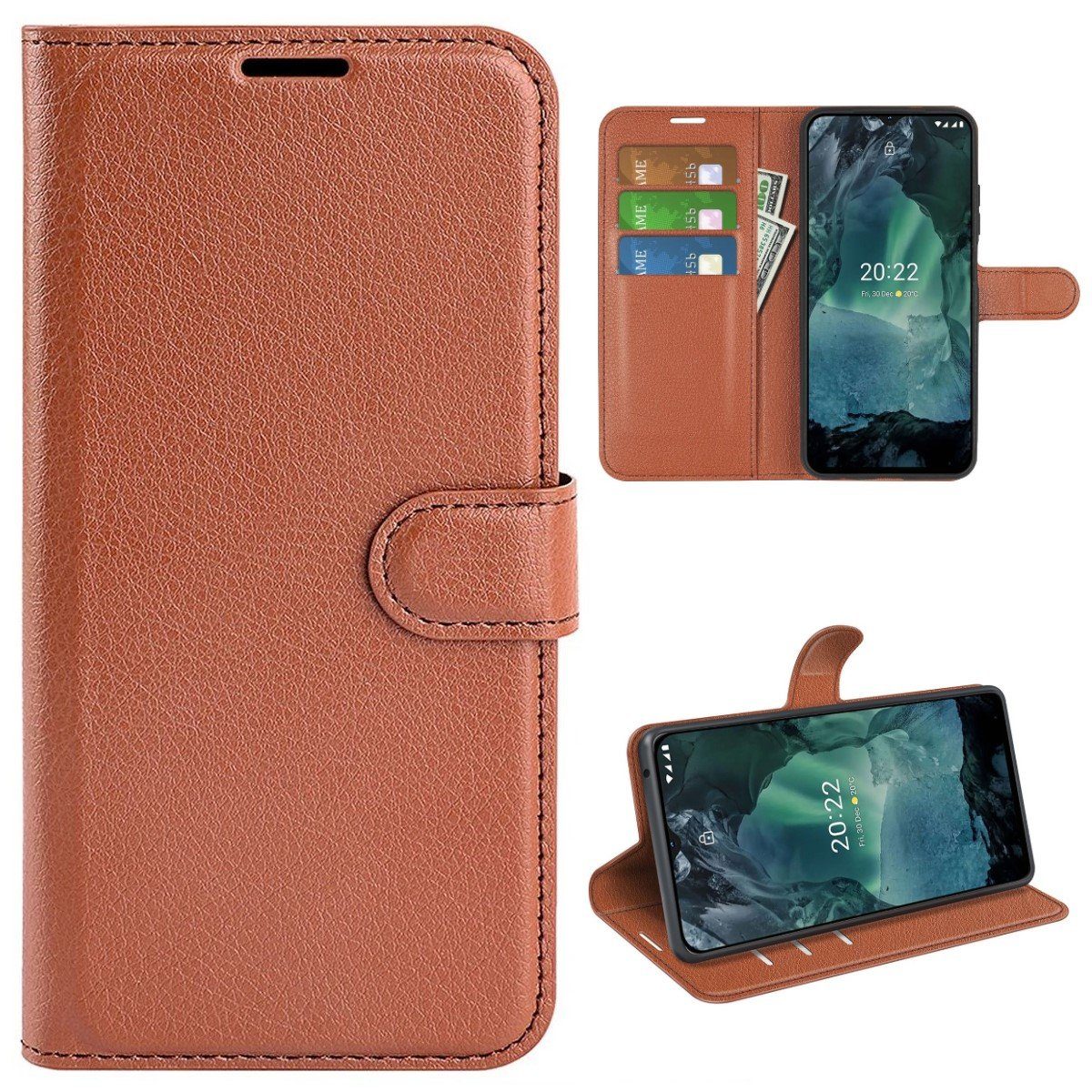 CoverKingz Handyhülle Hülle für Nokia G21/G11 Handyhülle Flip Case Schutzhülle Cover Tasche