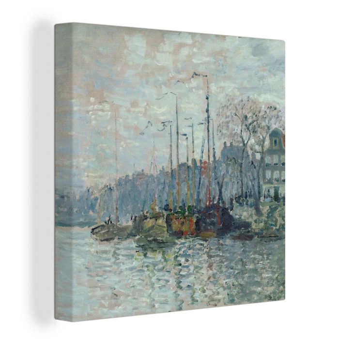 OneMillionCanvasses® Leinwandbild Zaandam der Deich - Claude Monet (1 St) Leinwand Bilder für Wohnzimmer Schlafzimmer