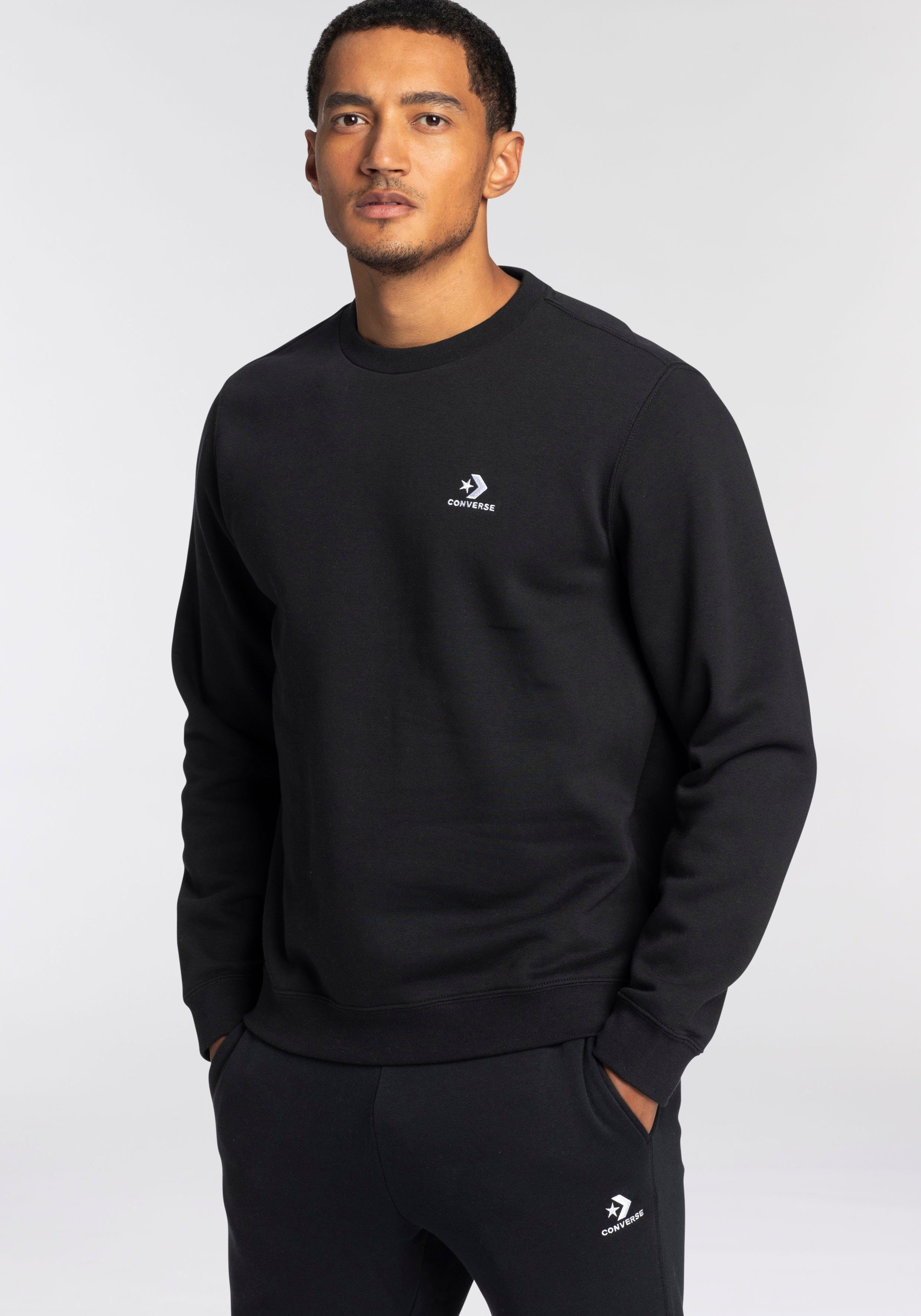 Converse Sweatshirt GO-TO EMBROIDERED STAR CHEVRON BRUSHED BACK FLEECE CREW günstig online kaufen