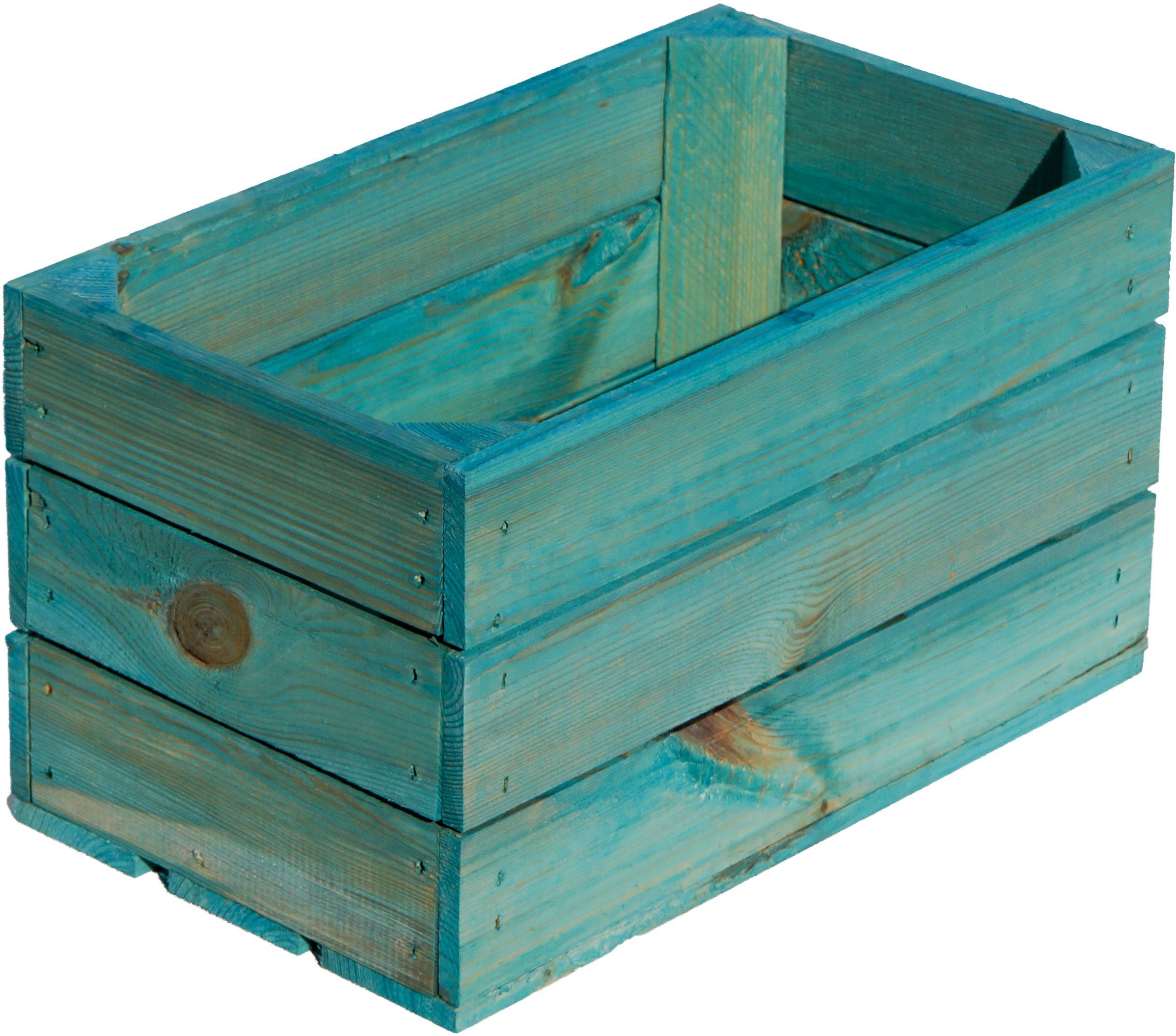 Kistenkolli Altes Land Allzweckkiste Regalkiste "Hilde" Türkis ohne günstig online kaufen