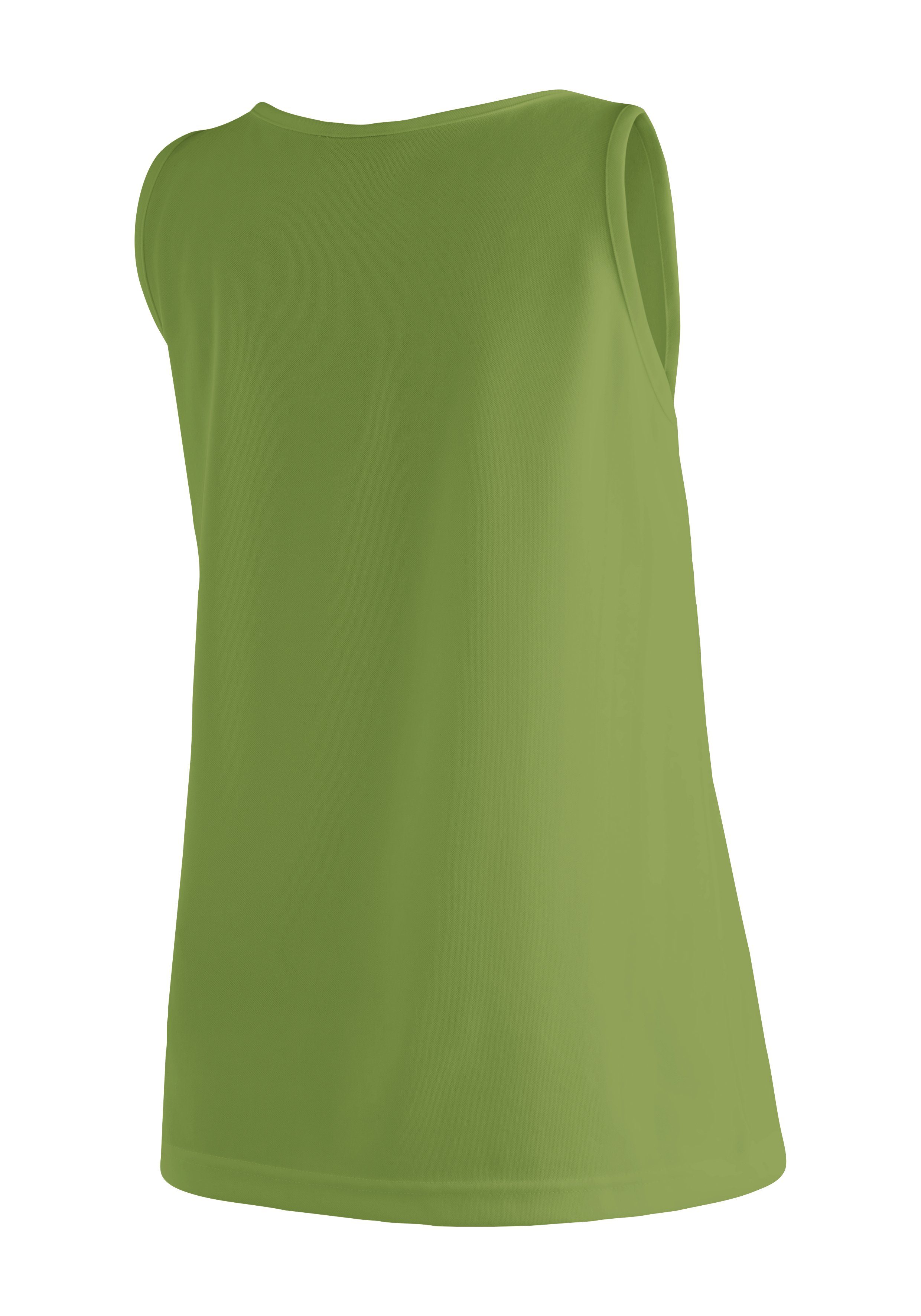 Sports Outdoor-Aktivitäten, und Sport Maier grasgrün Shirt Damen Tank-Top für Funktionsshirt Petra ärmelloses