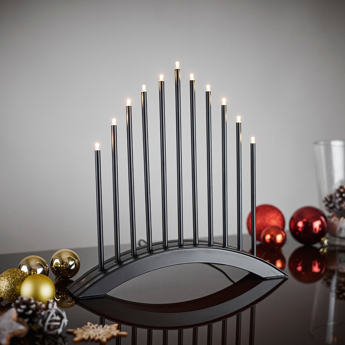 MeLiTec Fensterleuchter SL30-2, LED, Lichterbogen, Schwibbogen, Advent, Wei günstig online kaufen