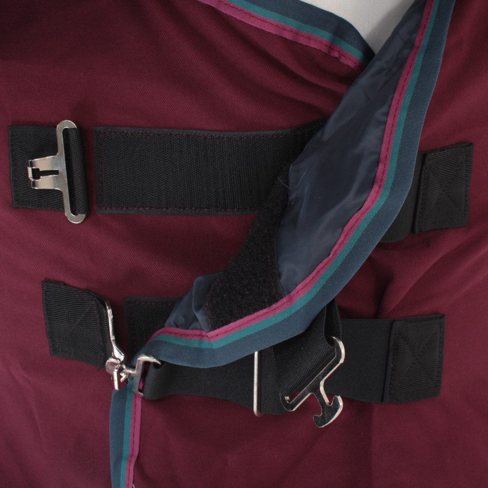 Horseware Pferde-Abschwitzdecke Horseware Rambo Show Set Sheet - Burgundy