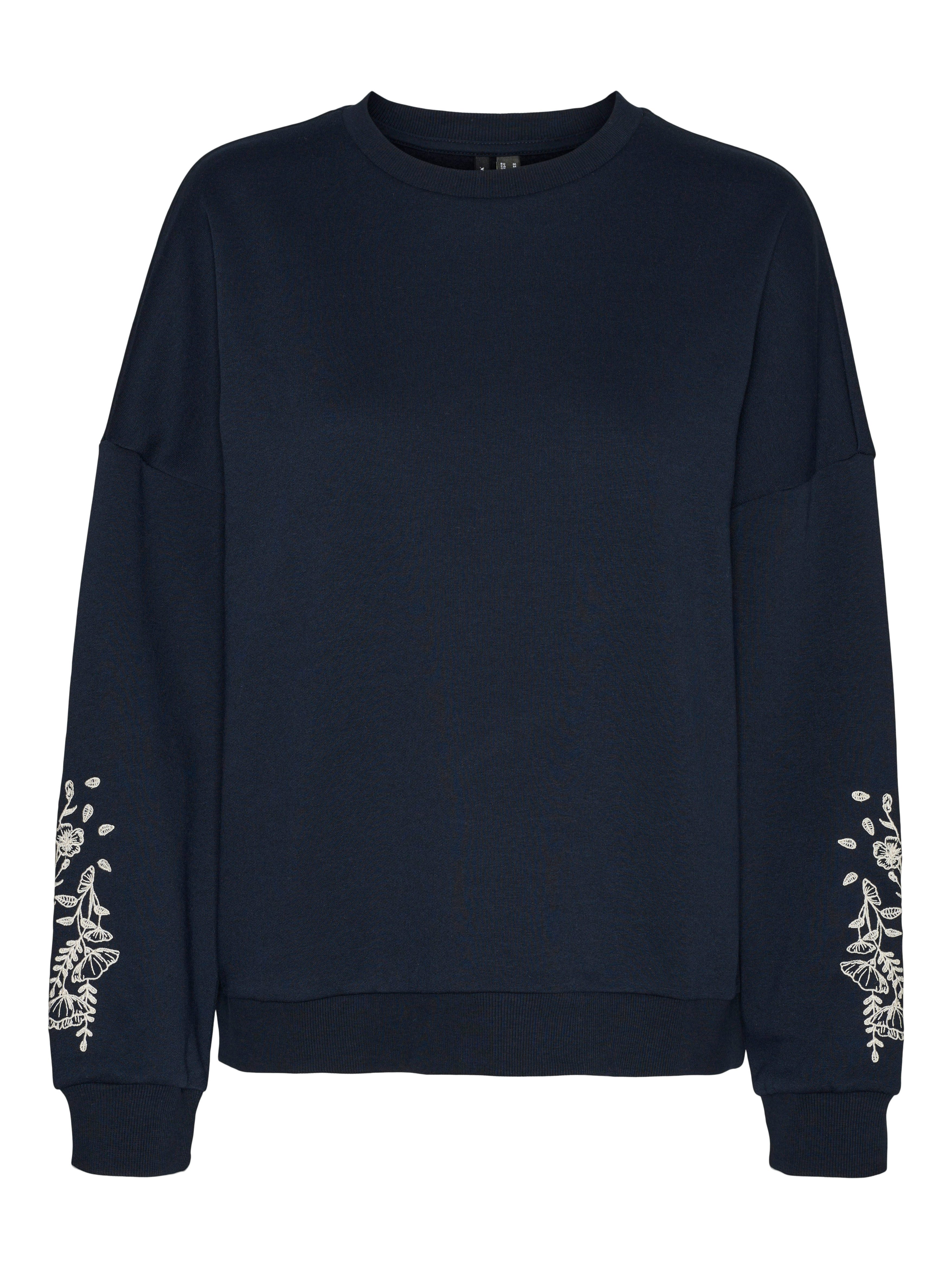 Navy Blazer Detail:EMBROIDERY ON SLEEVES