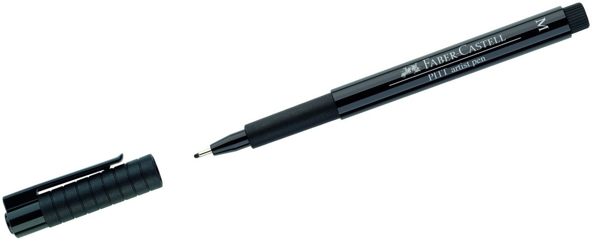 Faber-Castell Tintenfeinschreiber Tuschestift Pitt Artist Pen Spitze: M schwarz