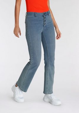 AJC Ankle-Jeans in ausgestellter Bootcut-Form in knöchelfreier Длина