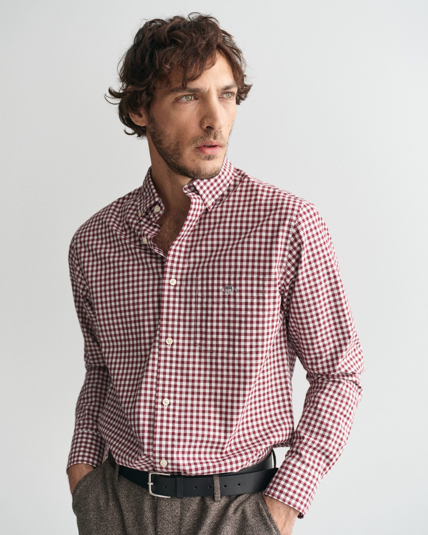 Gant Langarmhemd REG POPLIN GINGHAM SHIRT günstig online kaufen