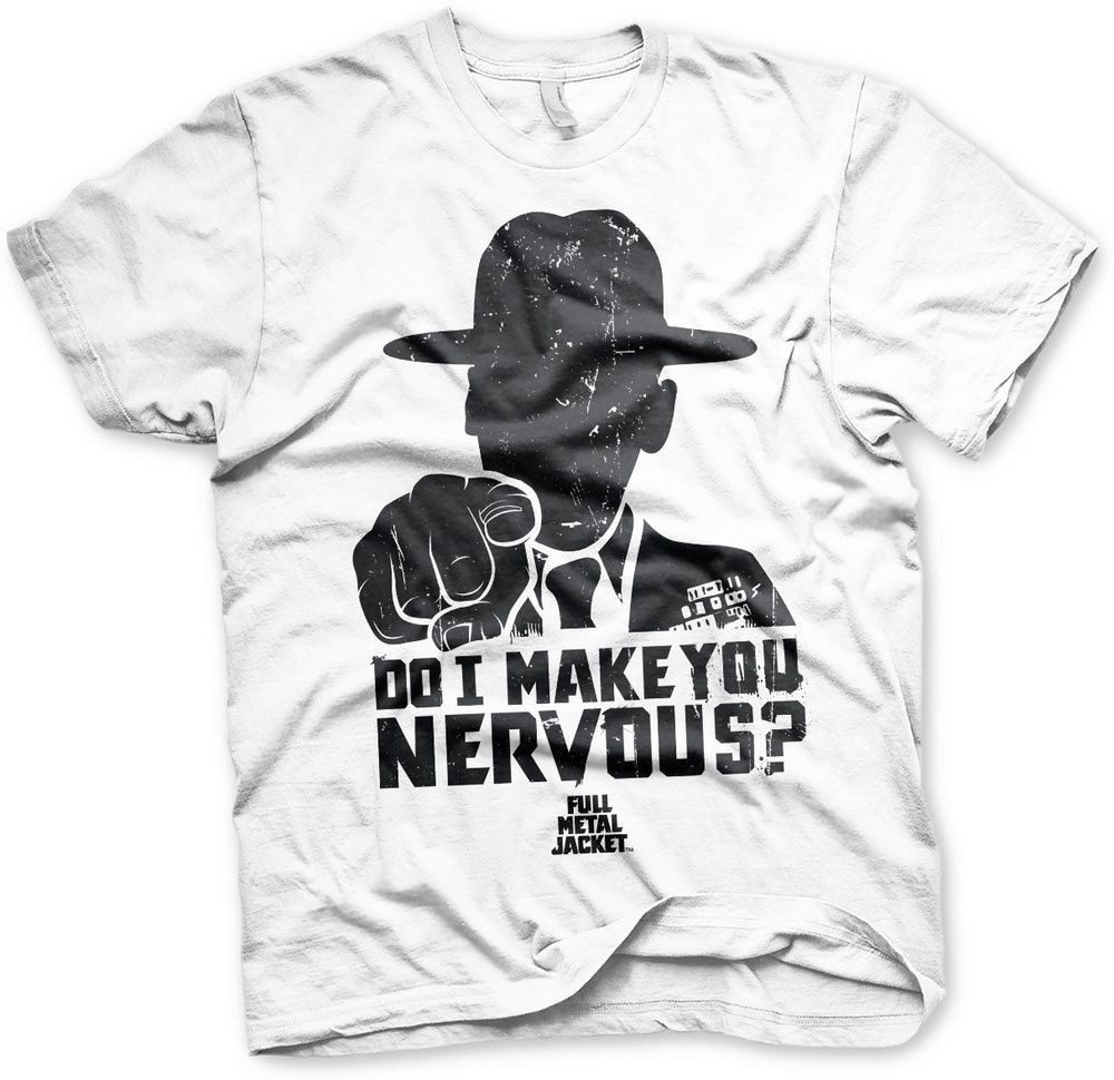 Full Metal Jacket T-Shirt Do I Make You Nervous Big Tall T-Shirt