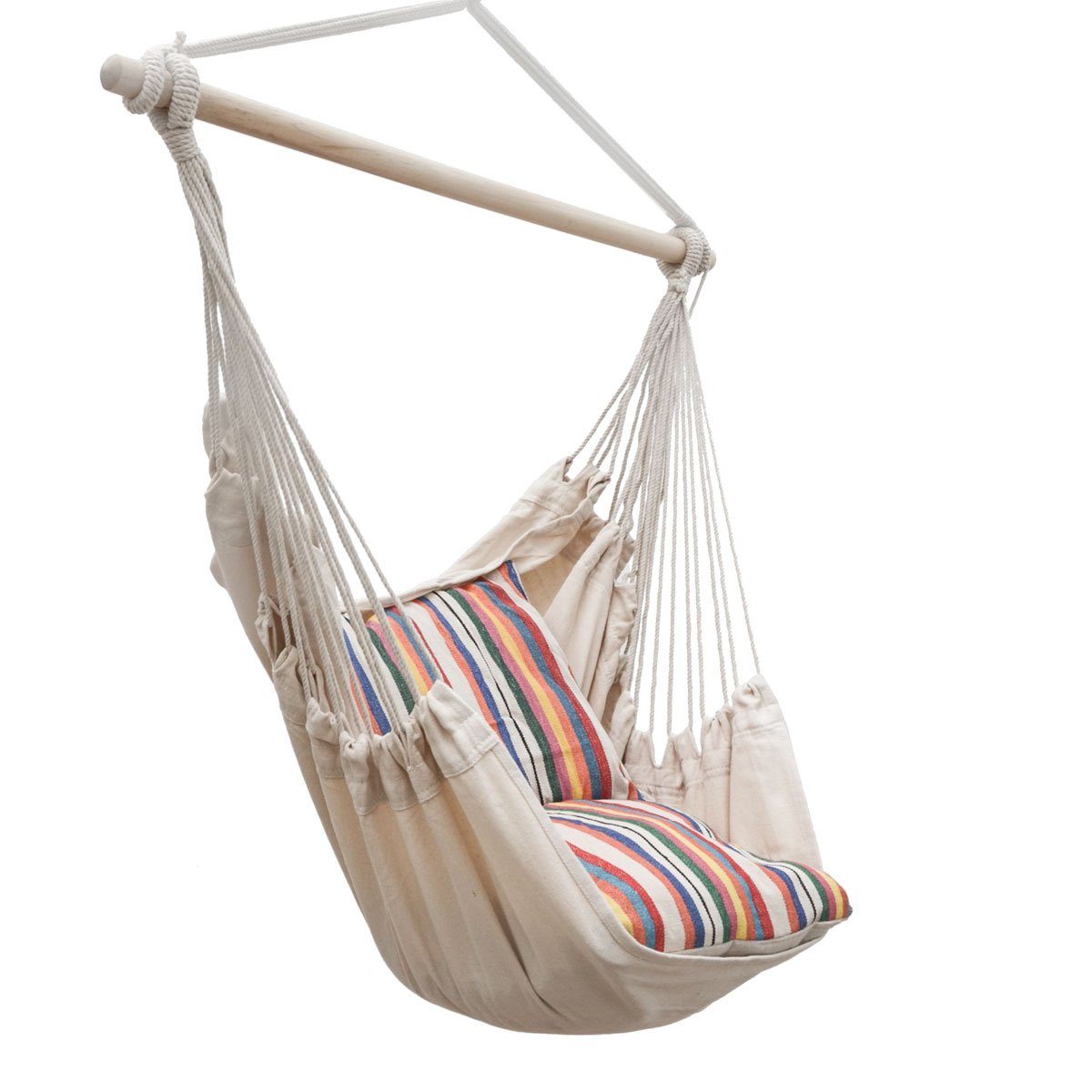 AMANKA Hängestuhl »Hängesessel mit 2 Kissen zum Wenden Balkon Outdoor