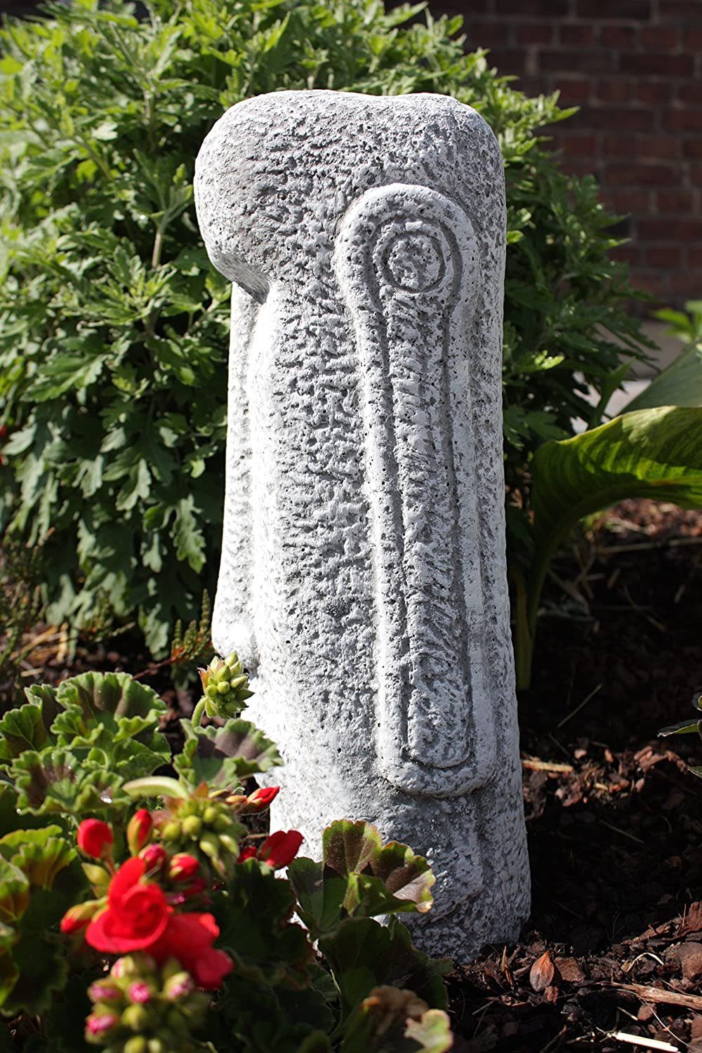 Stone and Style Gartenfigur Osterinsel Steinfigur Moai Gesicht