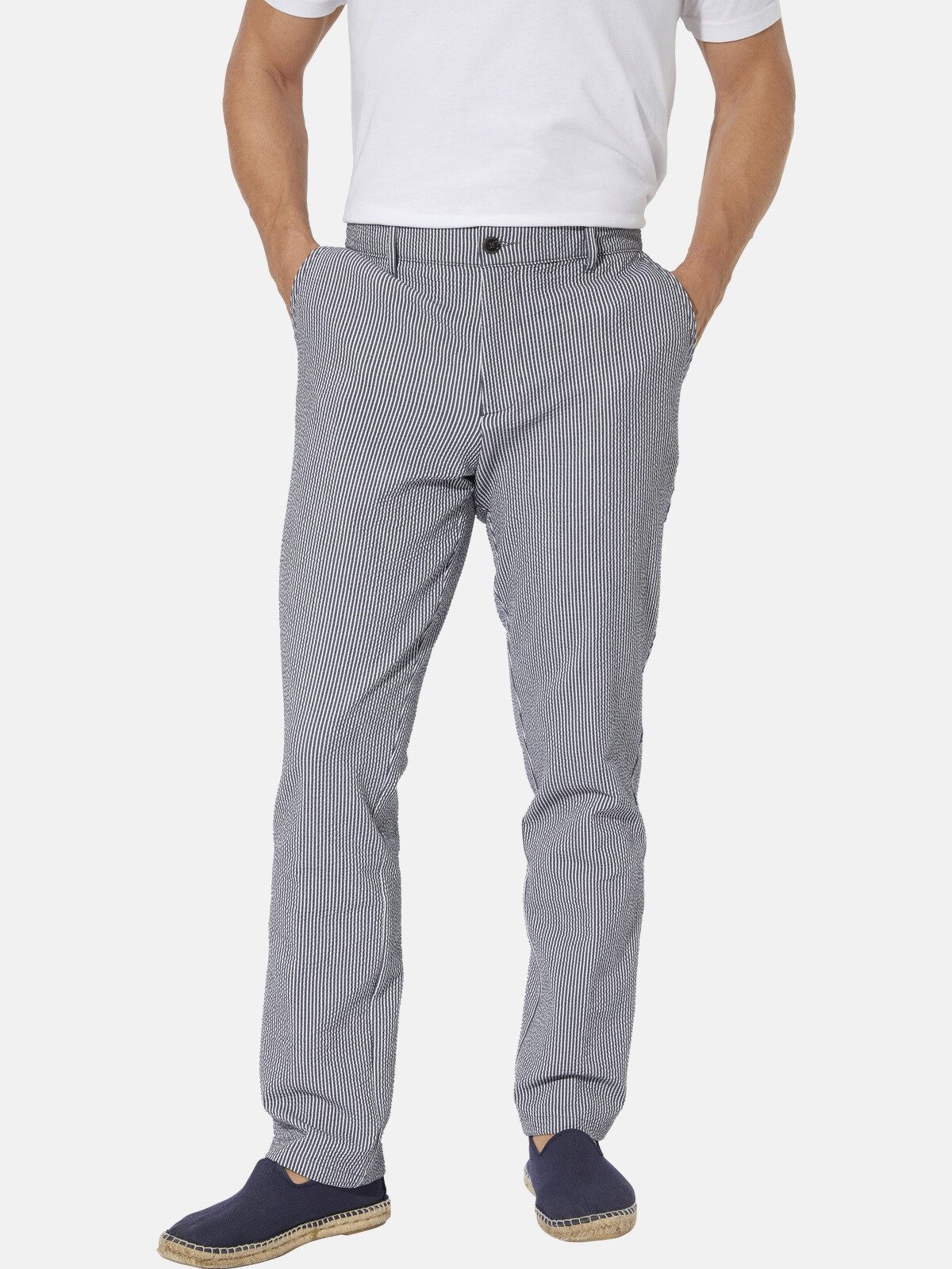 Babista Stoffhose HERIN mit feinem Streifenmuster