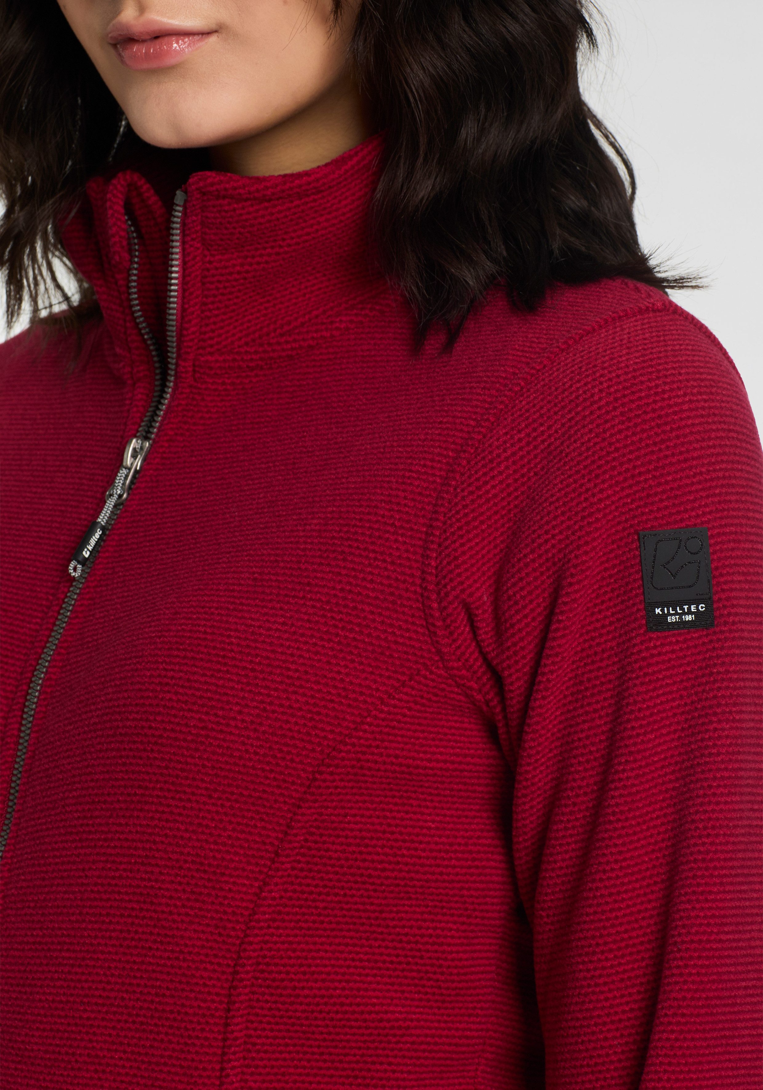 Killtec Fleecejacke aus strukturiertem Material