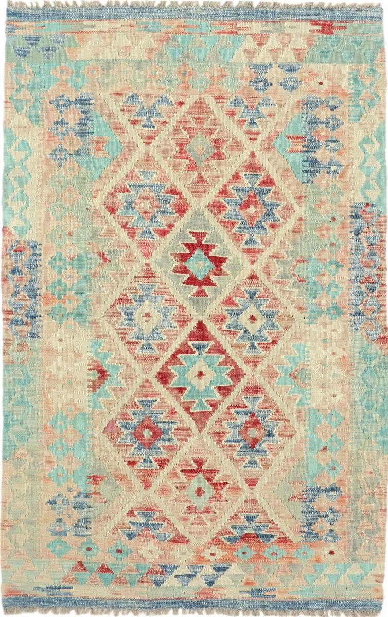 Orientteppich Kelim Afghan Heritage 103x163 Handgewebter Moderner Orientteppich, Nain Trading, rechteckig, Höhe: 3 mm