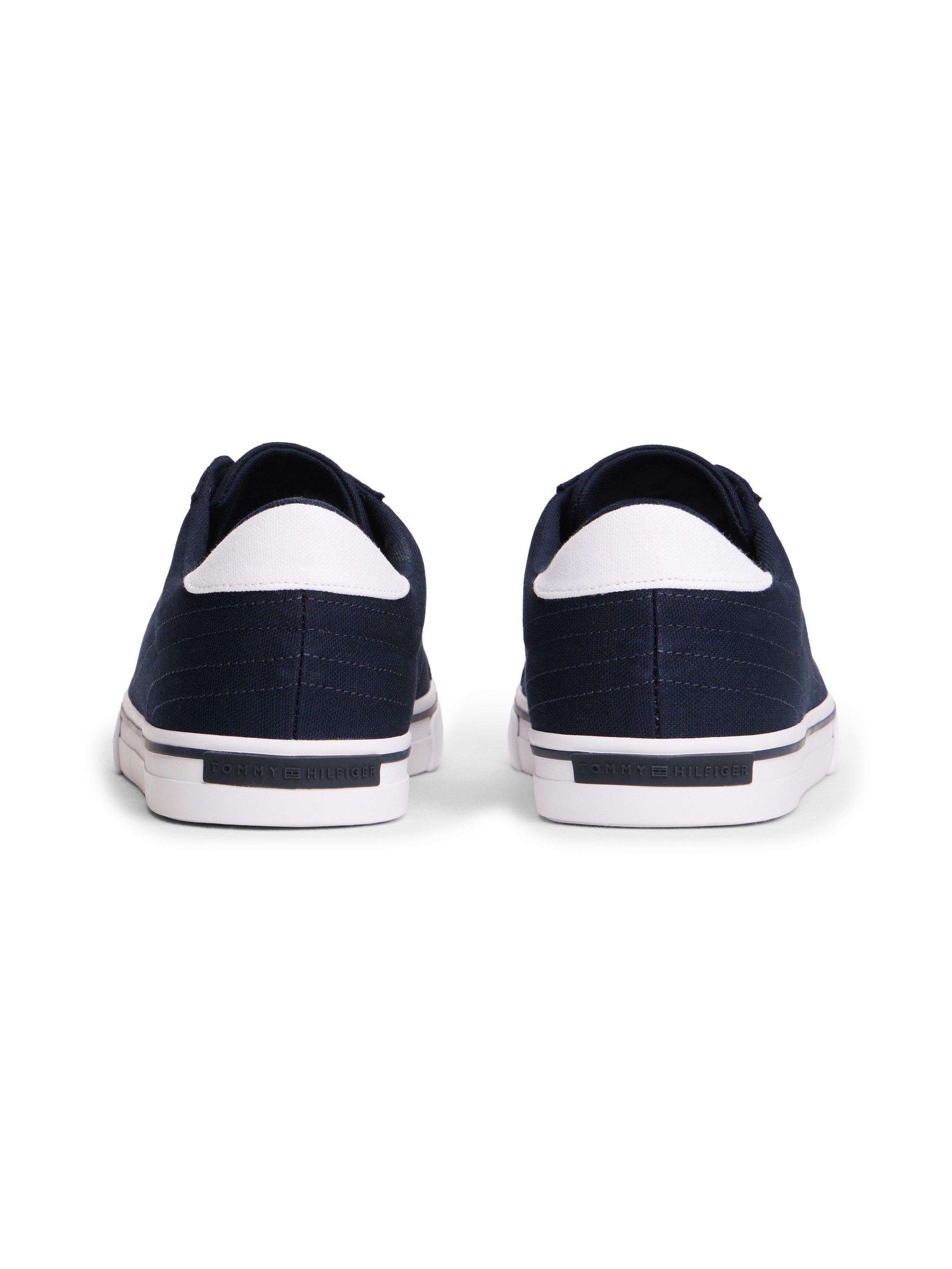 Tommy Hilfiger VULC CORE LONG LACE Sneaker Freizeitschuh, Halbschuh, Schnürschuh mit Kontrastbesatz an der Ferse