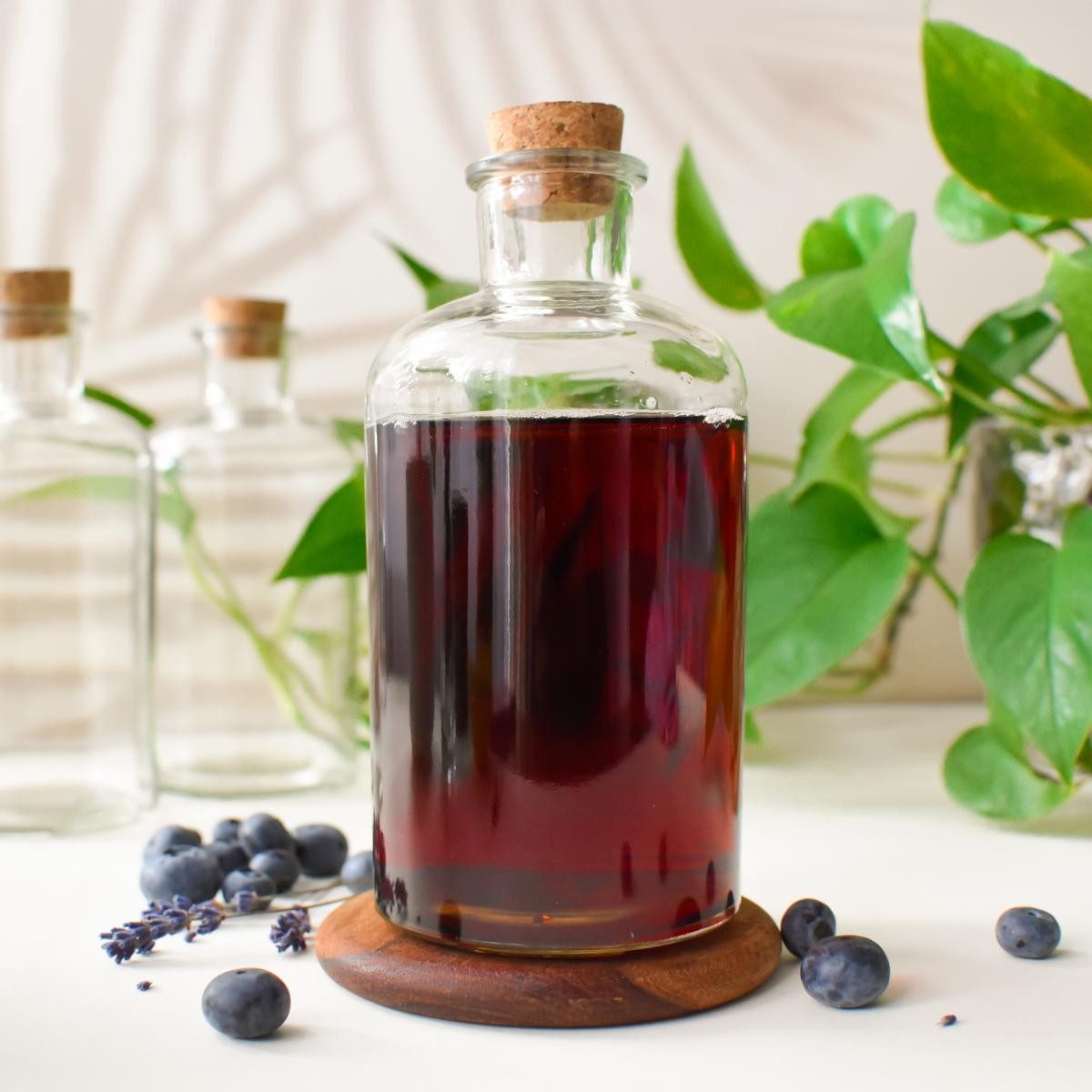 Sendez Trinkflasche 6 Glasflaschen 500ml Korkenverschluss Likörflasche Schnapsflasche