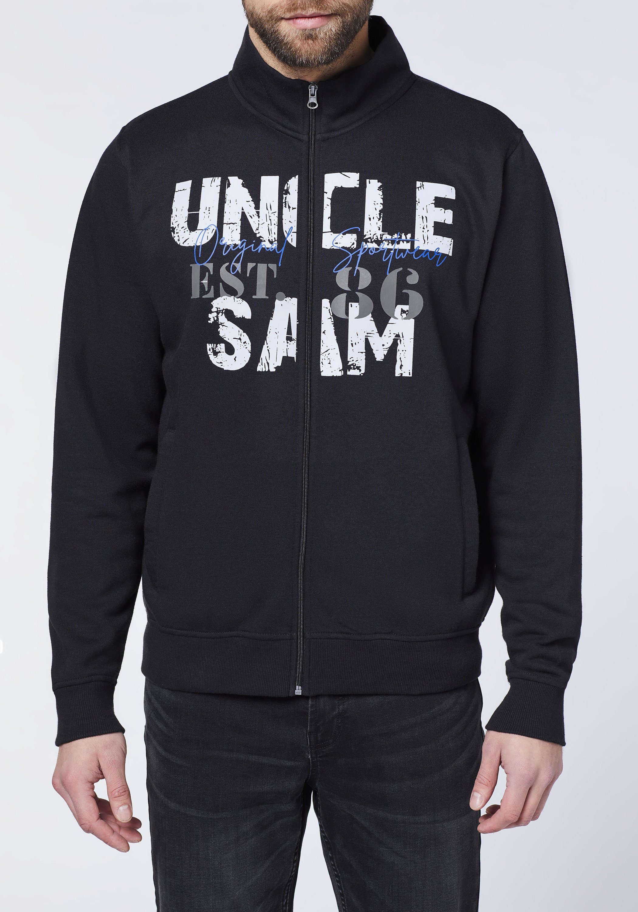 Uncle Sam Sweatjacke Label-Design im