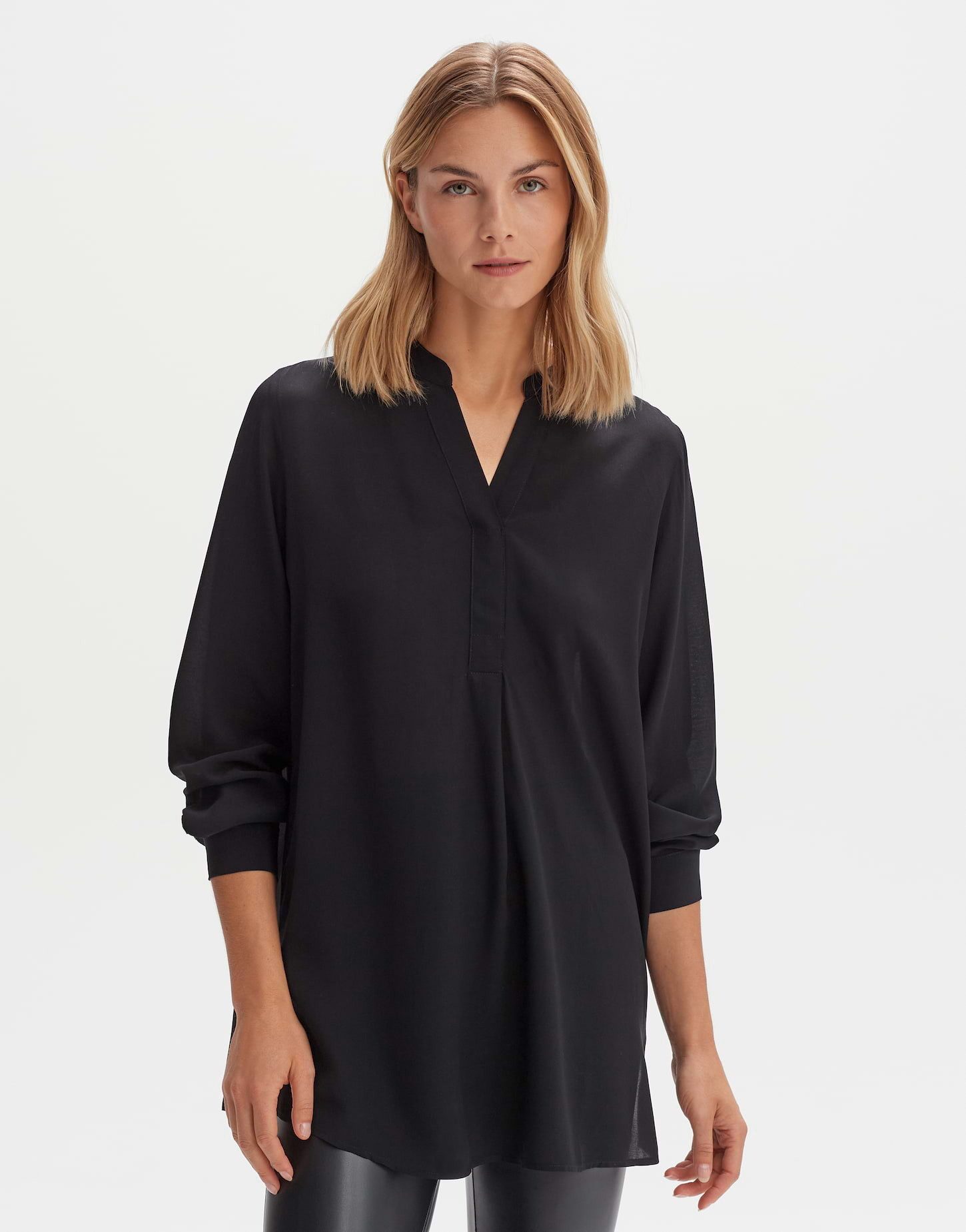 OPUS Langarmbluse Tunikabluse FACURA Loose aus günstig online kaufen