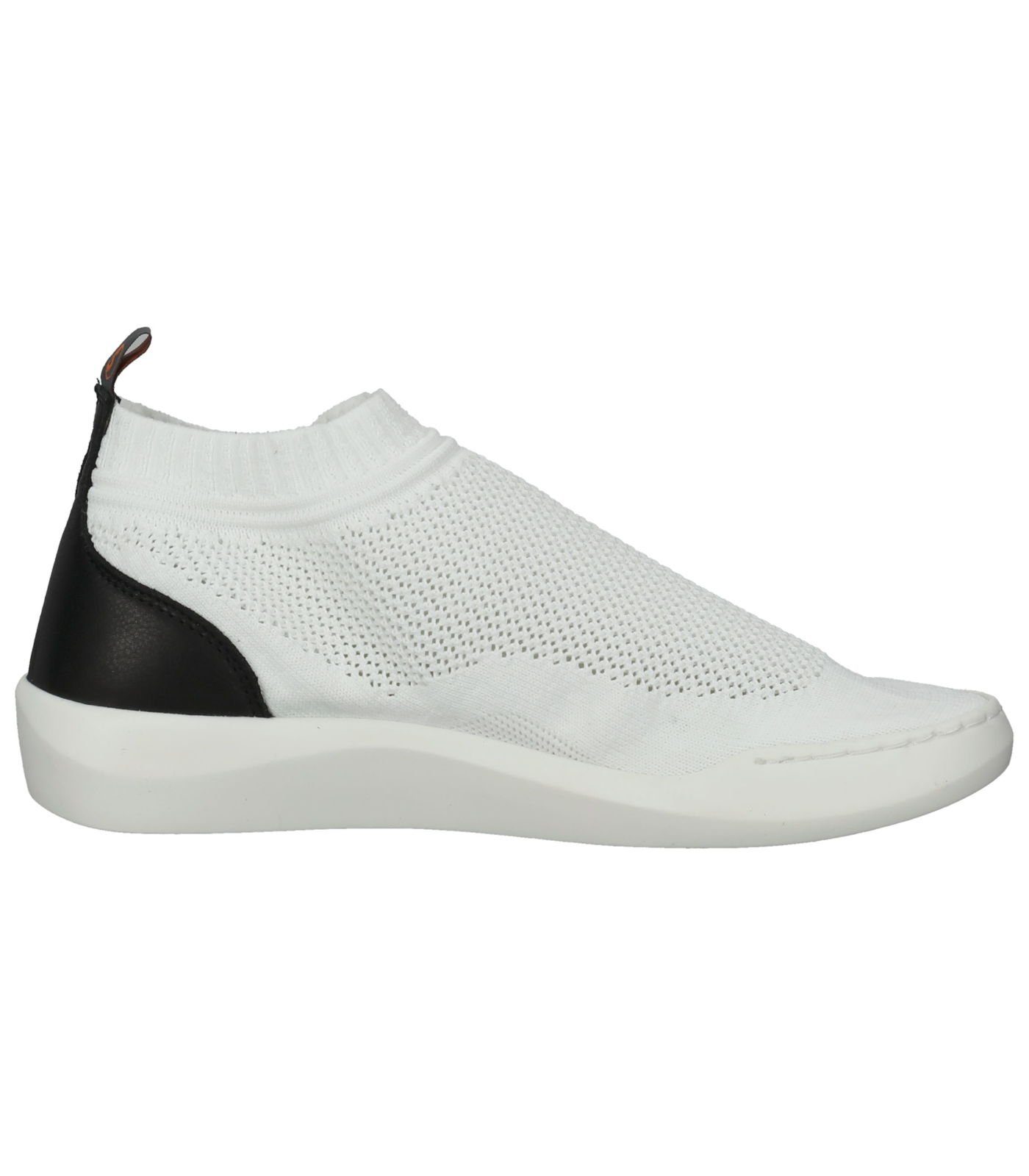(WHITE) Leder Sneaker Weiß softinos Sneaker