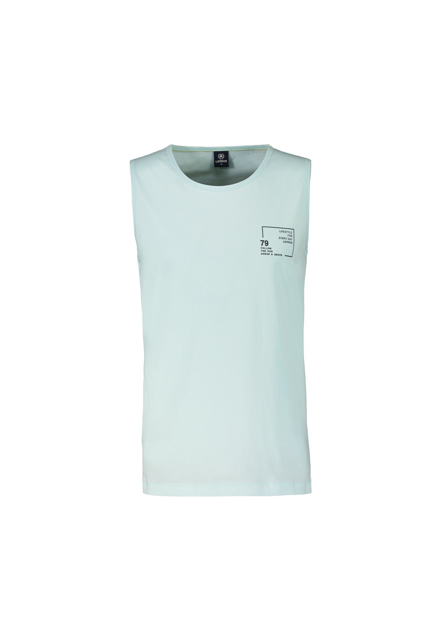 Sommerliches LERROS LERROS Muskelshirt Tanktop TINTED AQUA