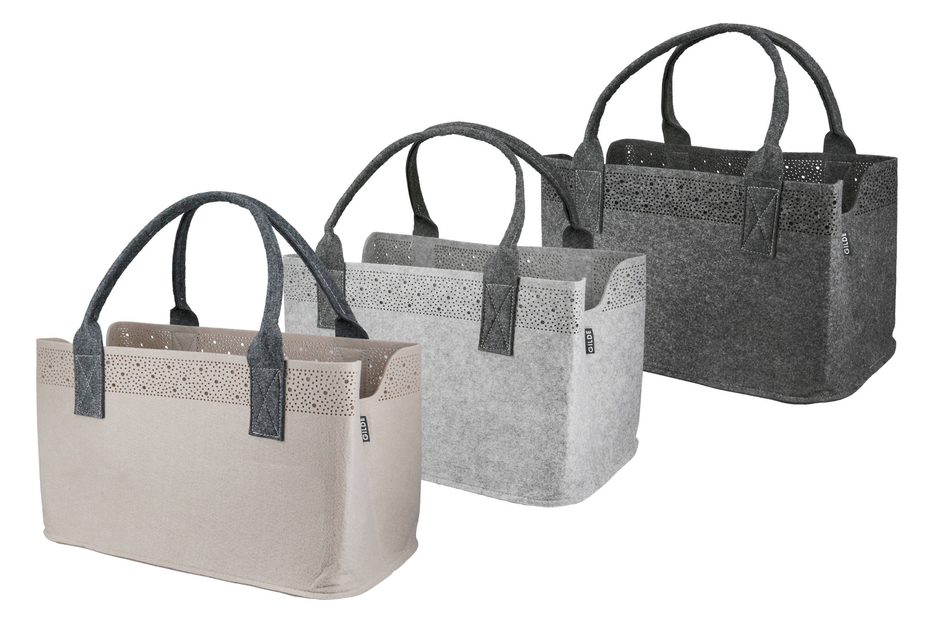 GMD Living Tragetasche BORDÜRE, hochwertige Filztasche günstig online kaufen