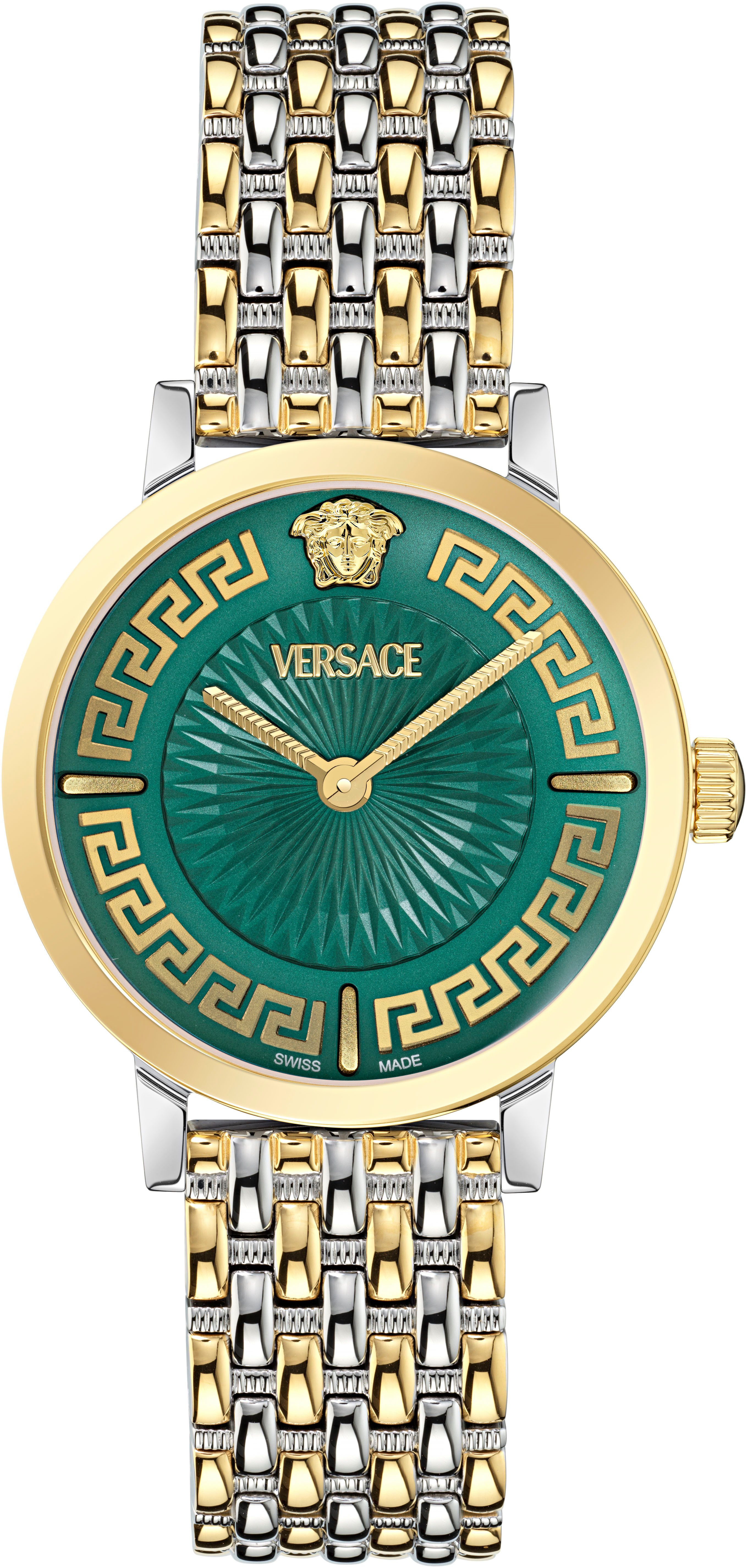 Versace Quarzuhr GRECA FORTUNA VE0A00325, Armbanduhr, Damenuhr, Swiss Made, günstig online kaufen