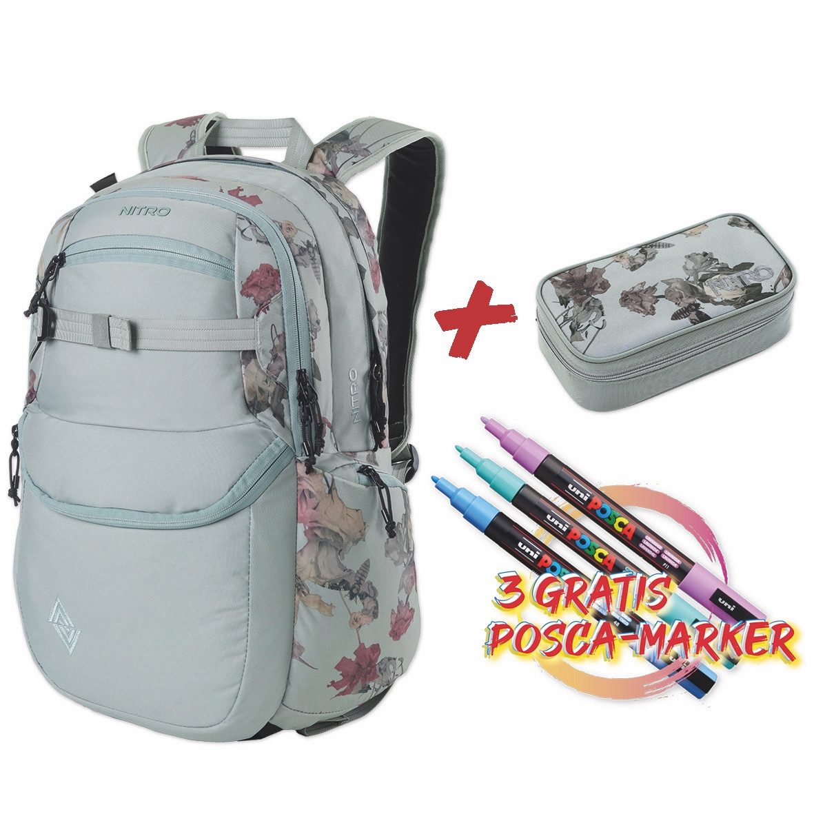 NITRO Freizeitrucksack Future Hero (Set, 3-tlg., günstig online kaufen