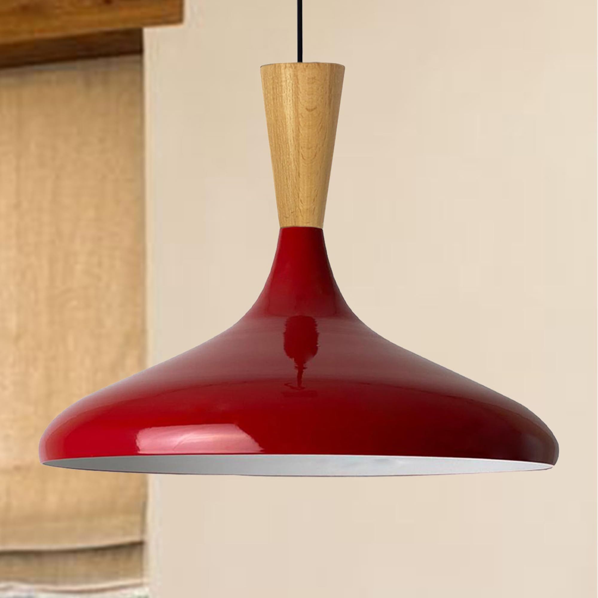 Bamyum Pendelleuchte Champion Hängelampe aus Holz, günstig online kaufen