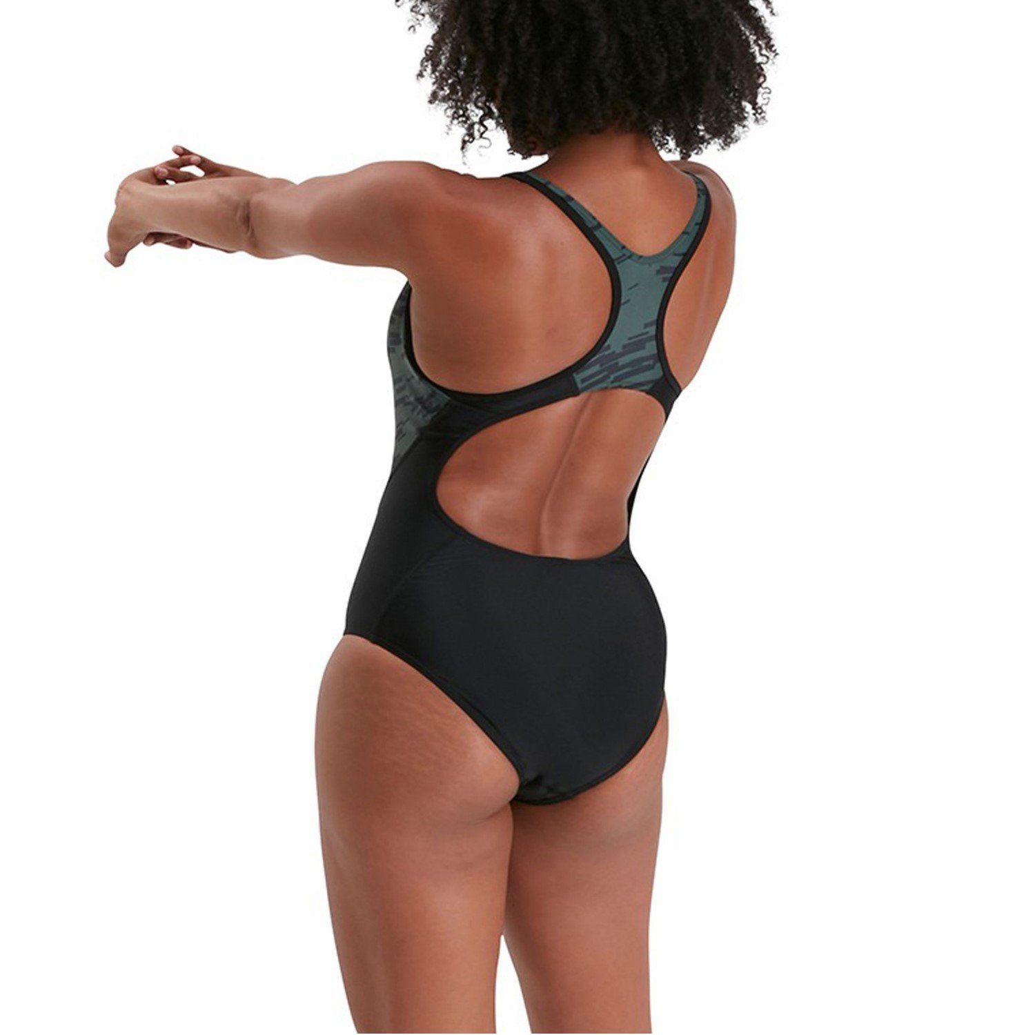 Speedo Badeanzug Panel Laneback Badeanzug