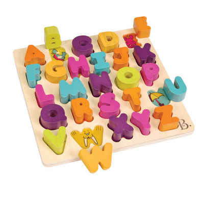 B. TOYS Puzzle Buchstabenpuzzle aus Holz 26-teilig, Puzzleteile