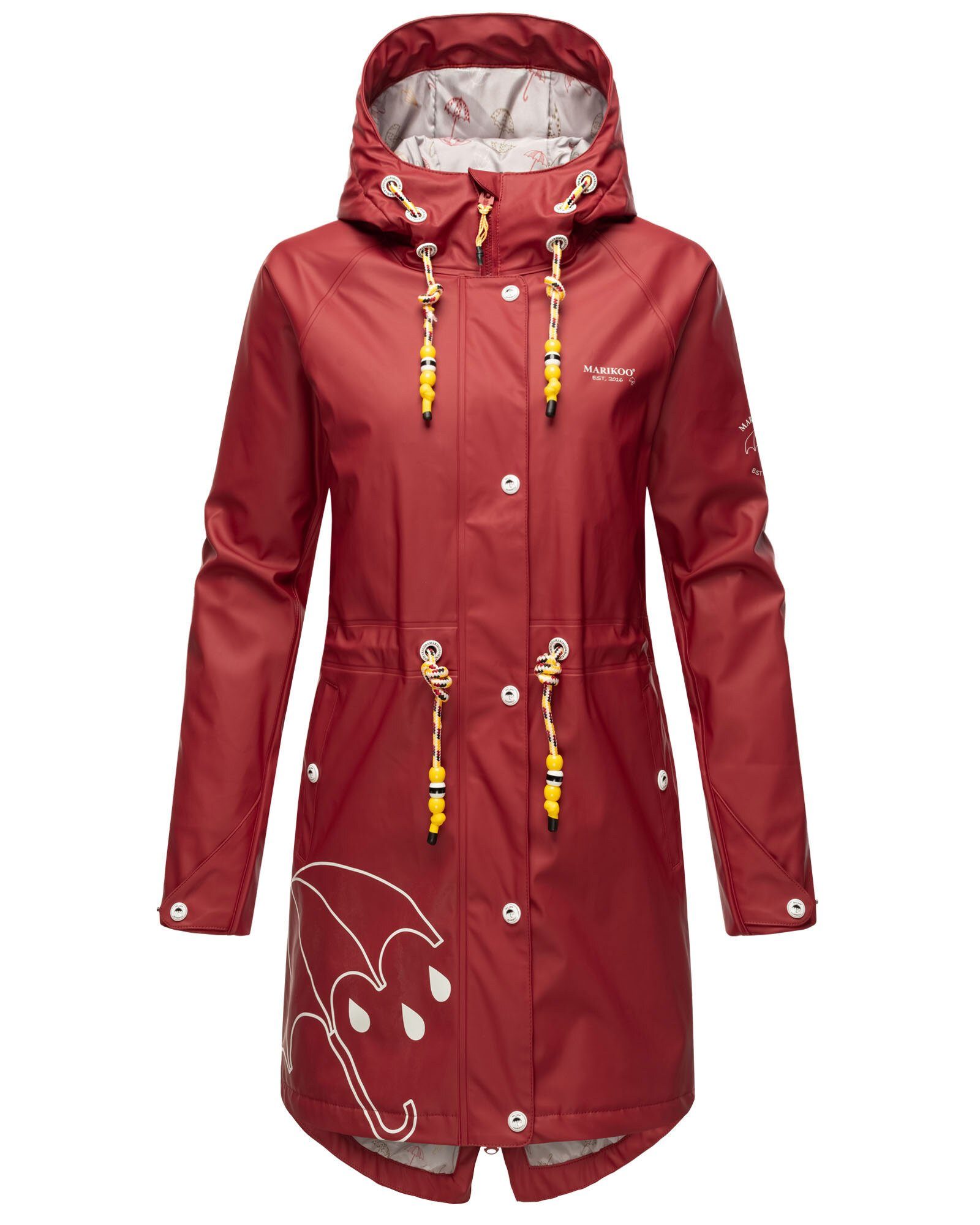 Marikoo Outdoorjacke Dancing Umbrella mit einer großen Kapuze günstig online kaufen
