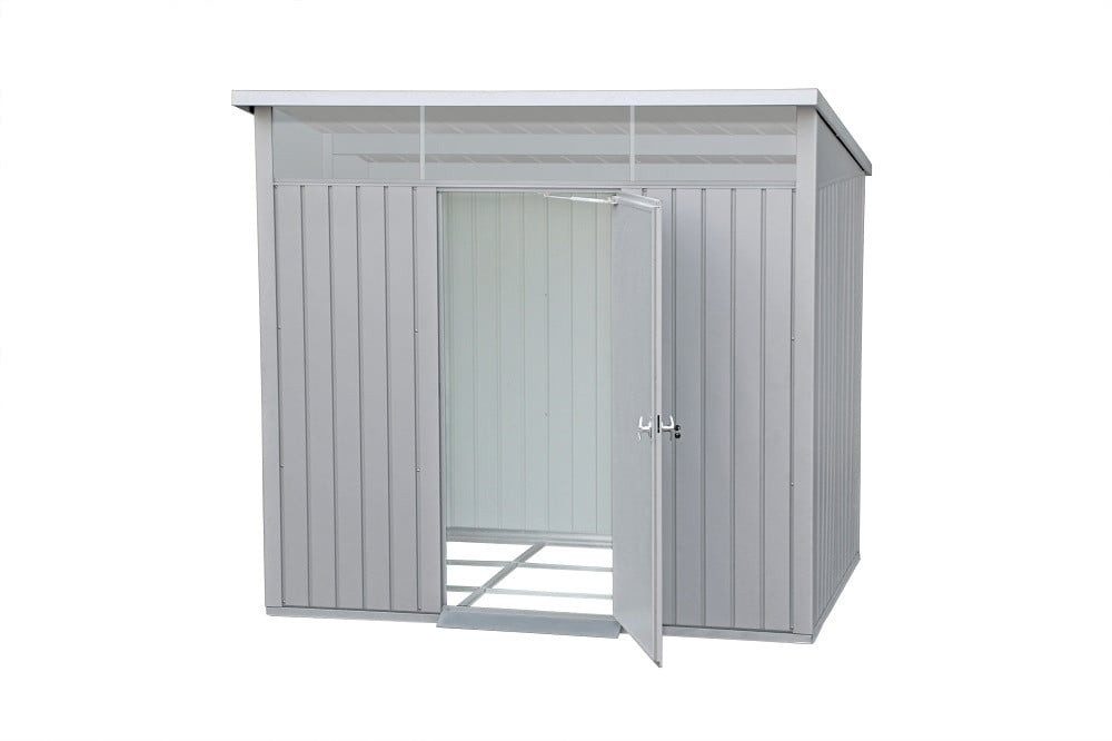 DURAMAX Gerätehaus Duramax Metallgerätehaus Palladium silber/grau 249