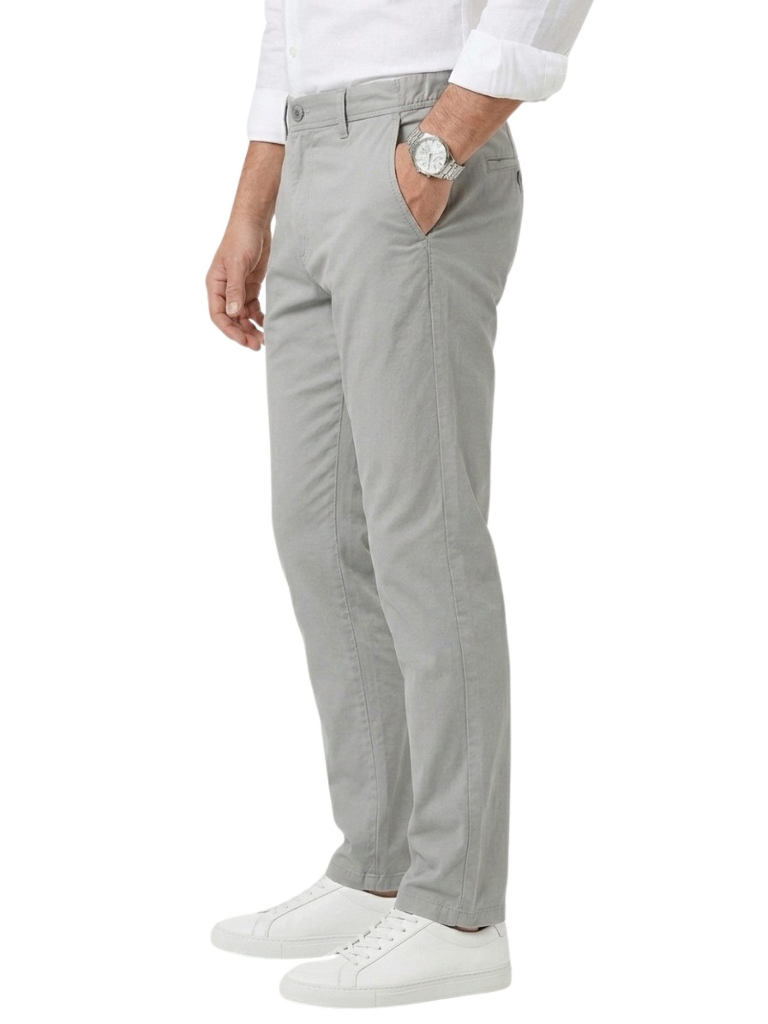 COMEOR Chinohose Urban Flex Modern Fit Baumwollhose (1 Hose) Bequeme Passform mit verstellbarem Kordelzug und praktischen Taschen