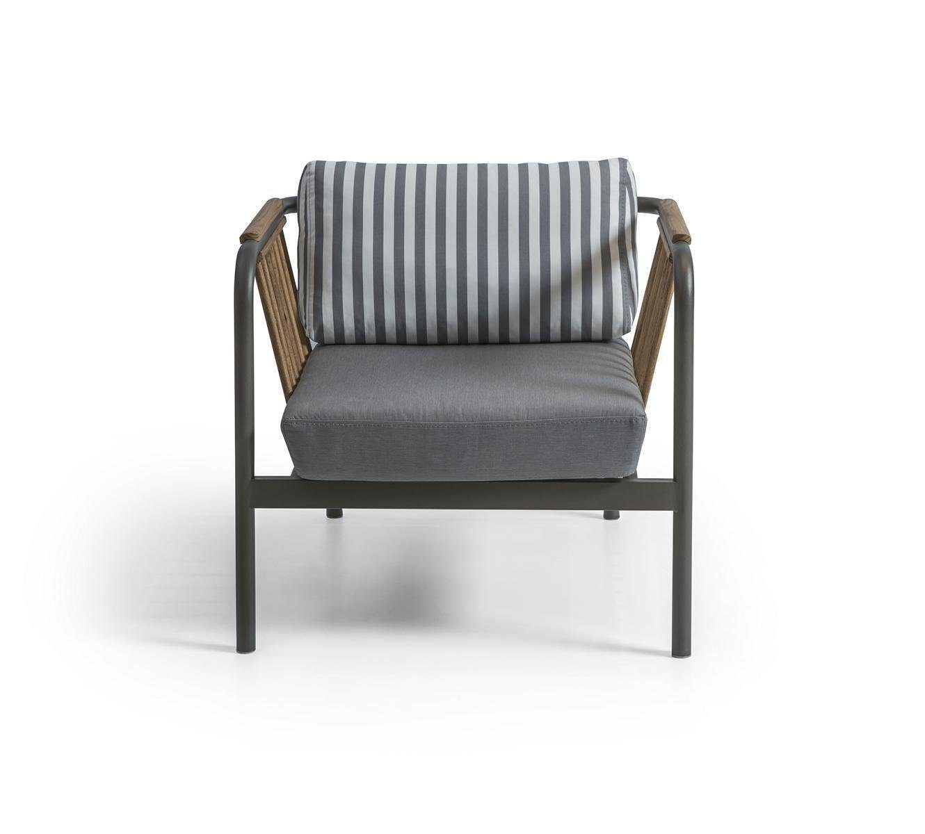 JVmoebel Sofa Sessel Modern Sitz in Möbel, Made Europa Neu Design Einrichtung Wohnzimmer Grau