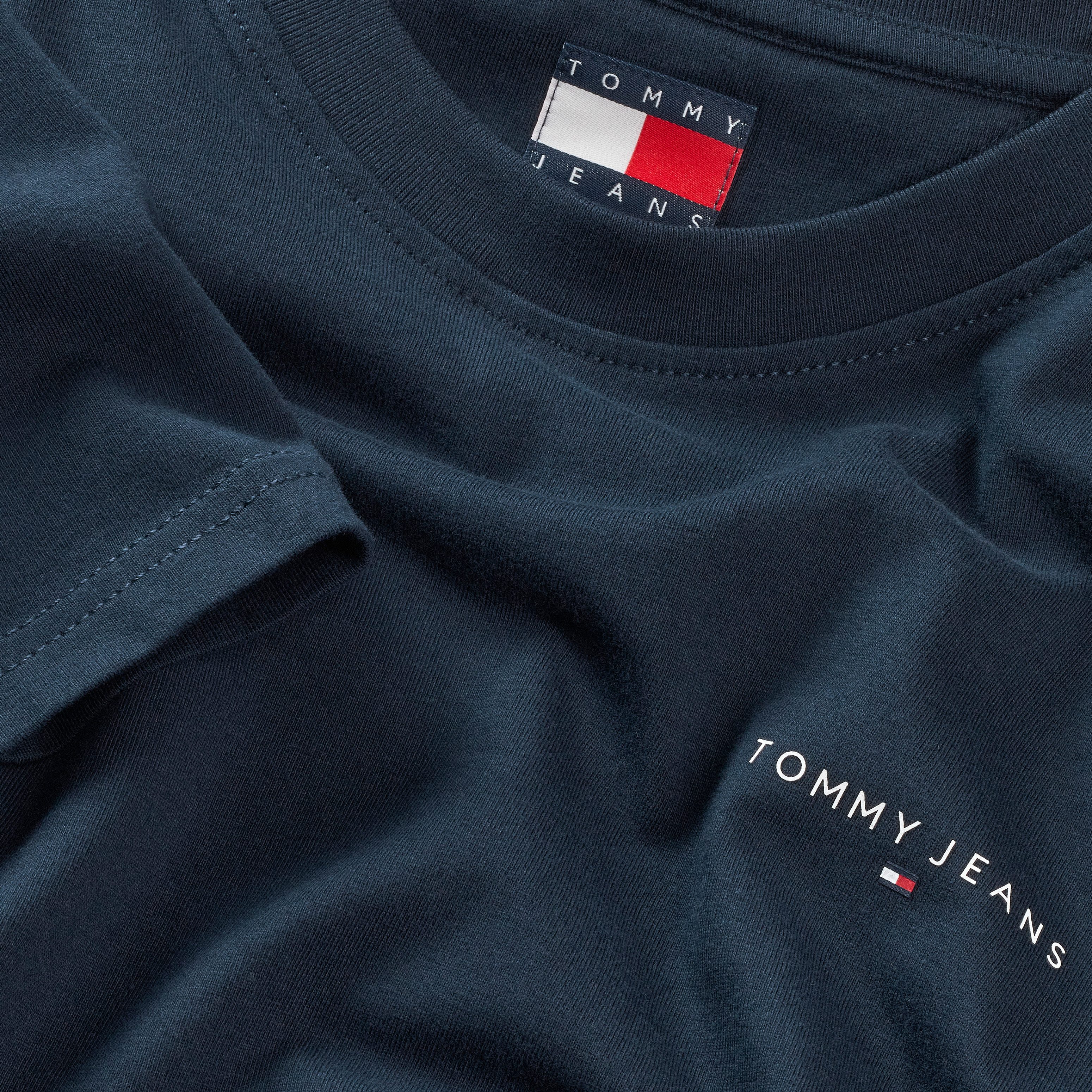 Tommy Jeans T-Shirt TJM SLIM LINEAR CHEST TEE EXT Mit Rundhalsausschnitt